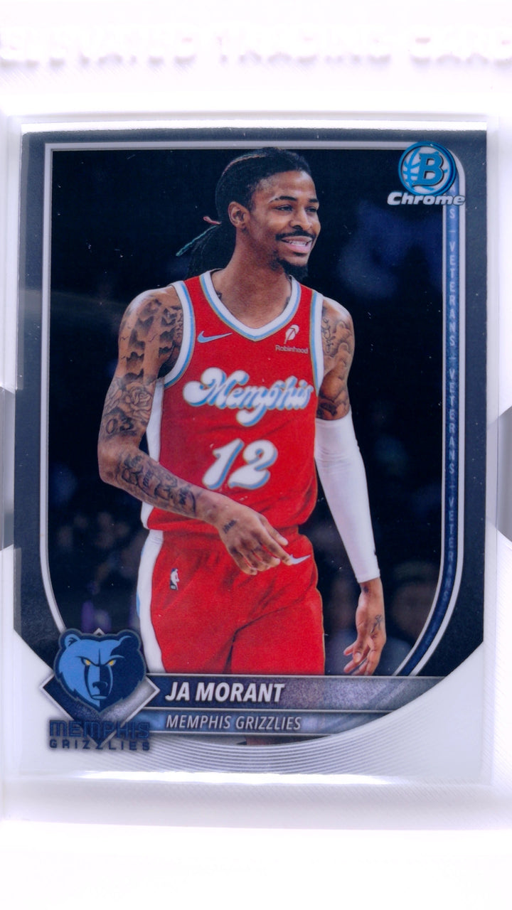 2025 Bowman Basketball Ja Morant #BCV-136 Chrome — Front