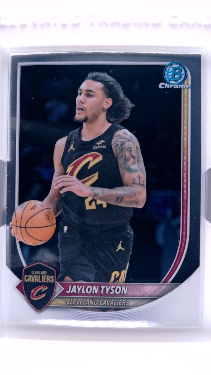 2025 Bowman Basketball Jaylon Tyson #BCV-173 Chrome — Front