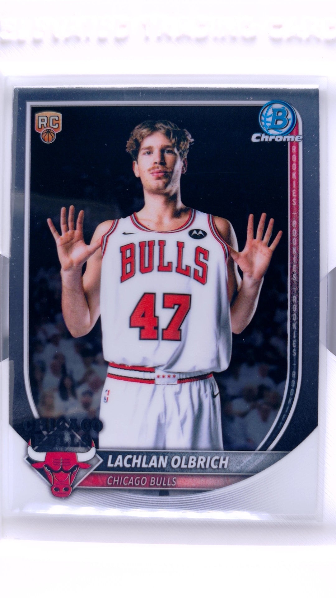 #BCV-51 Lachlan Olbrich Rookie Chrome - front