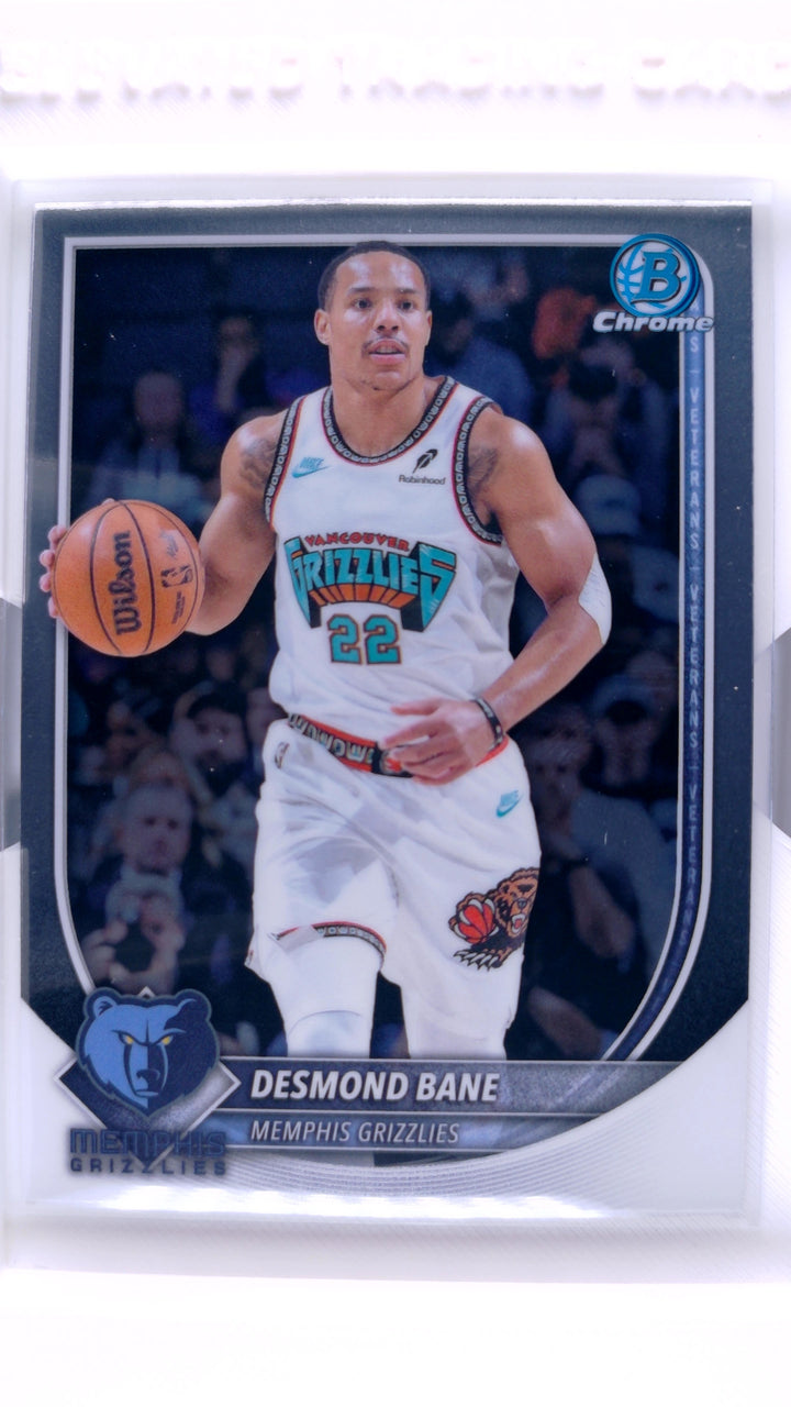 2025 Bowman Basketball Desmond Bane #BCV-138 Chrome — Front