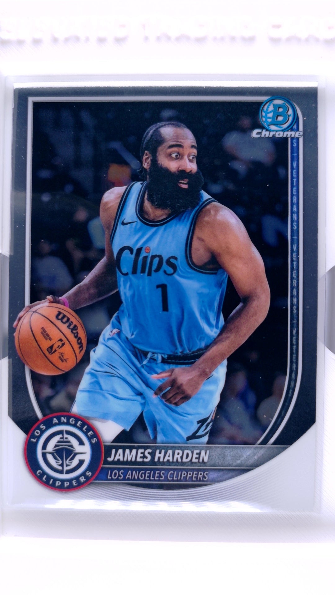 #BCV-119 James Harden Chrome - front