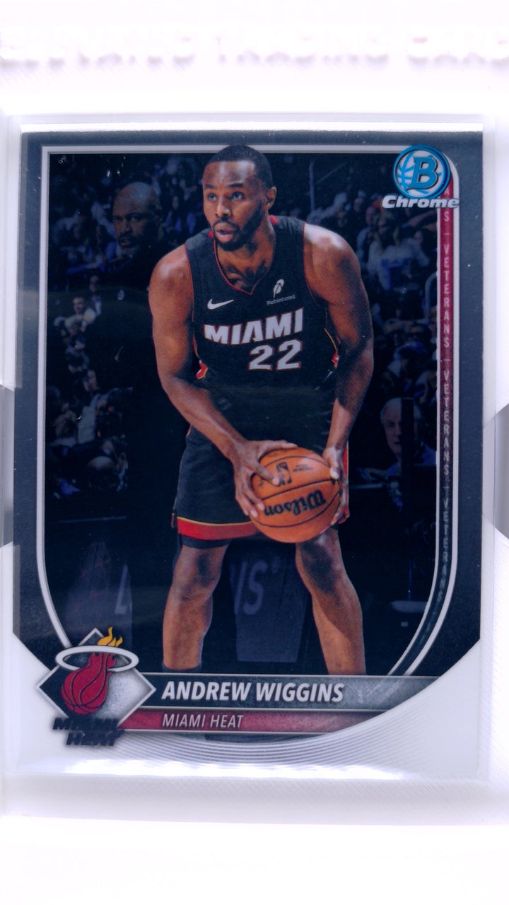 2025 Bowman Basketball Andrew Wiggins #BCV-170 Chrome — Front