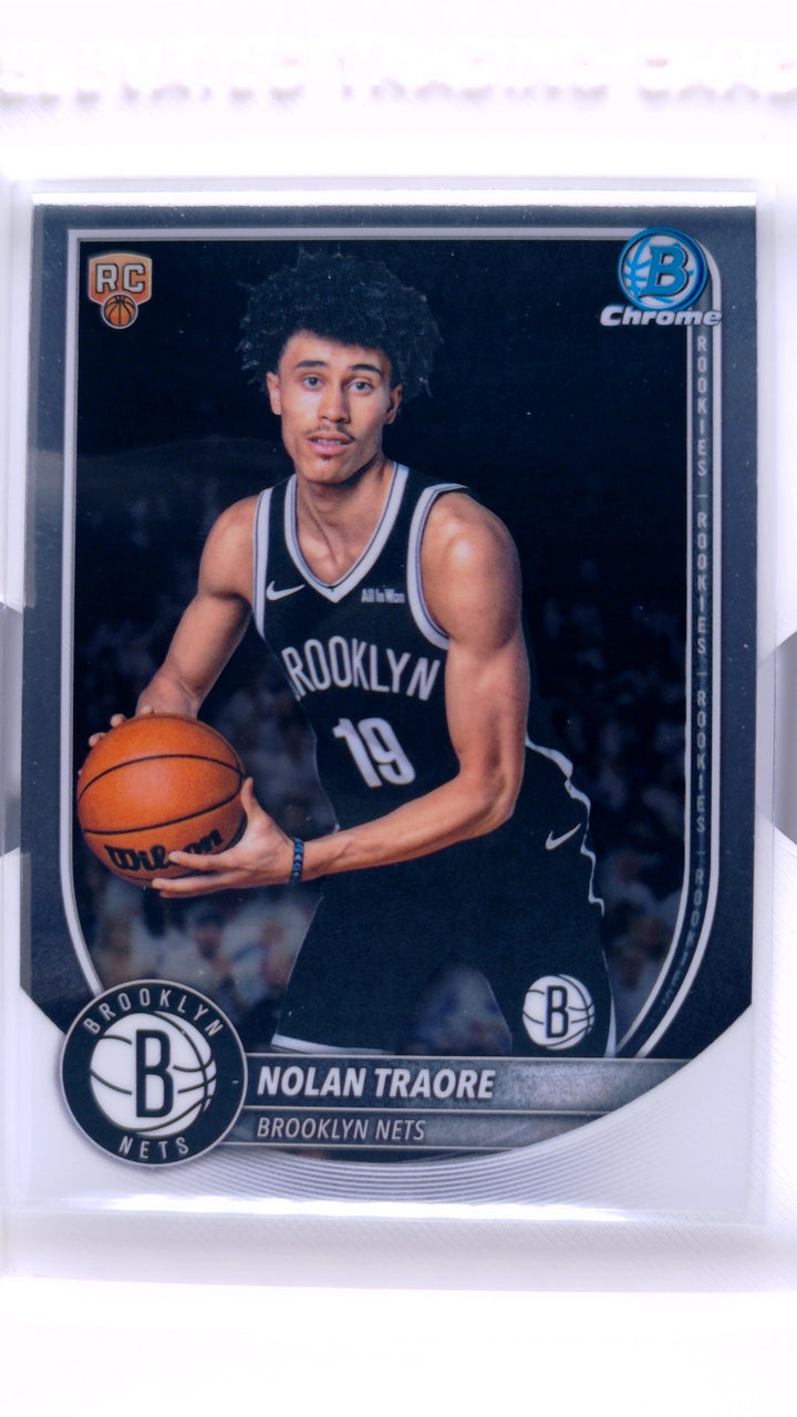 2025 Bowman Basketball Nolan Traore #BCV-19 Chrome RC — Front