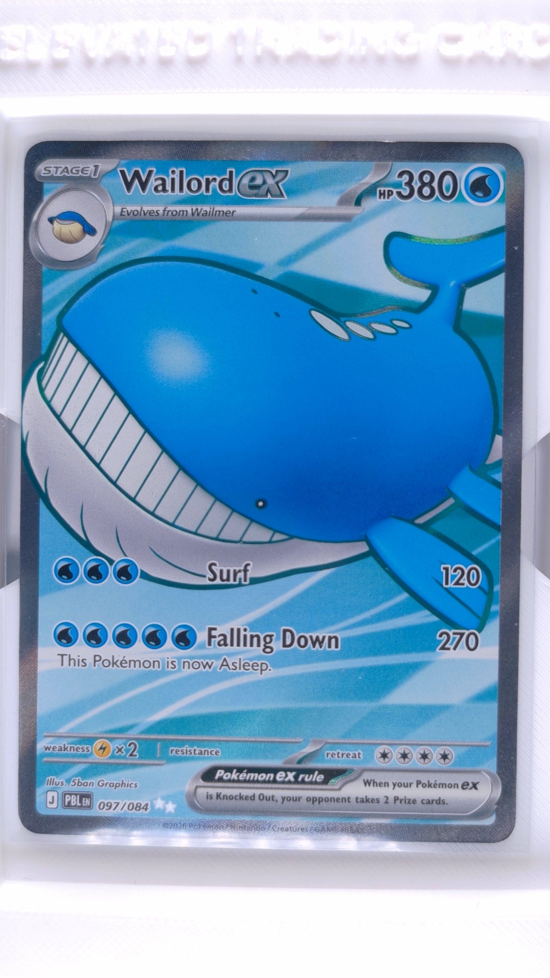#97 Wailord ex Ultra Rare - front