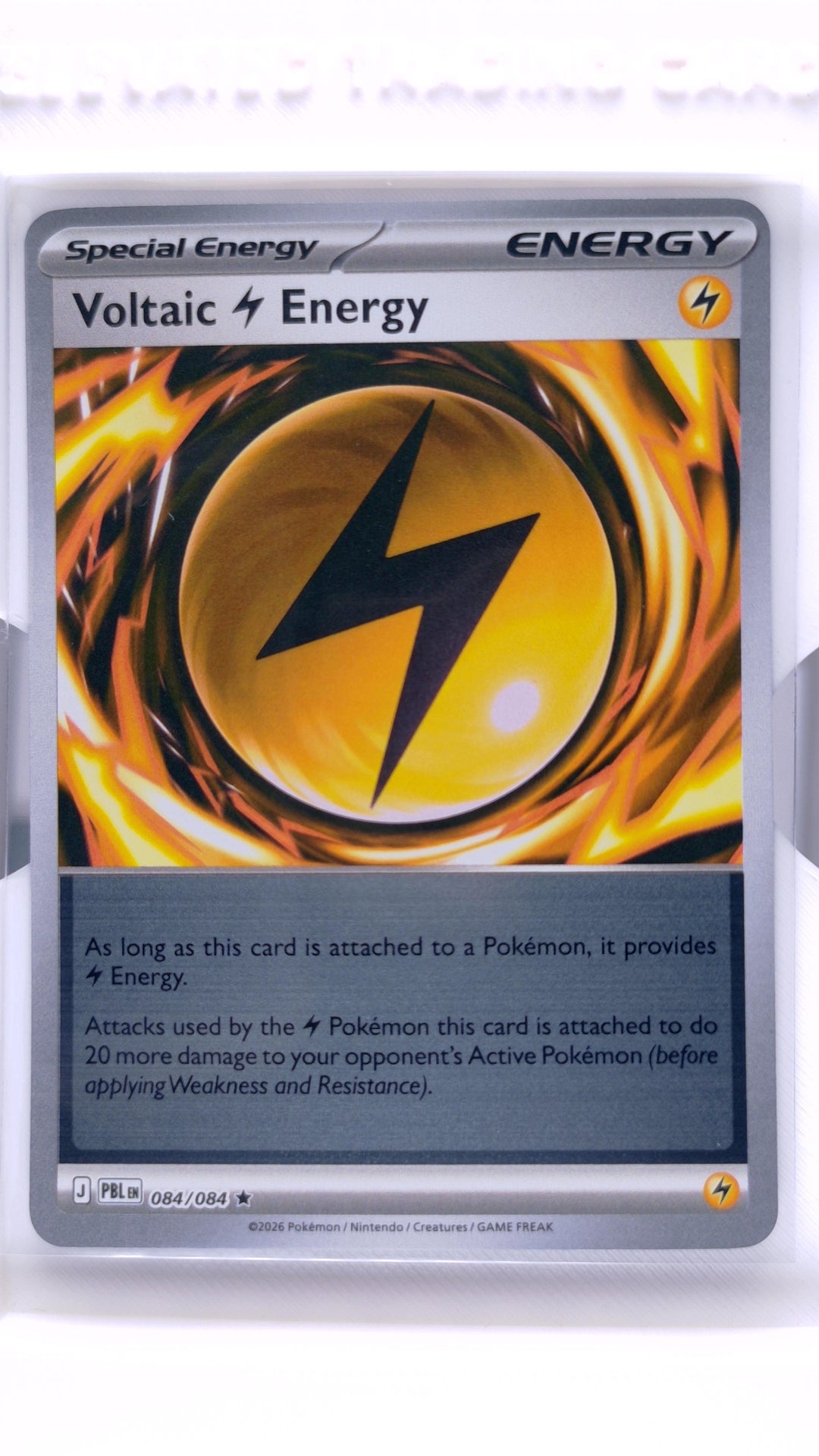 #84 Voltaic Energy Reverse Holo Rare - front