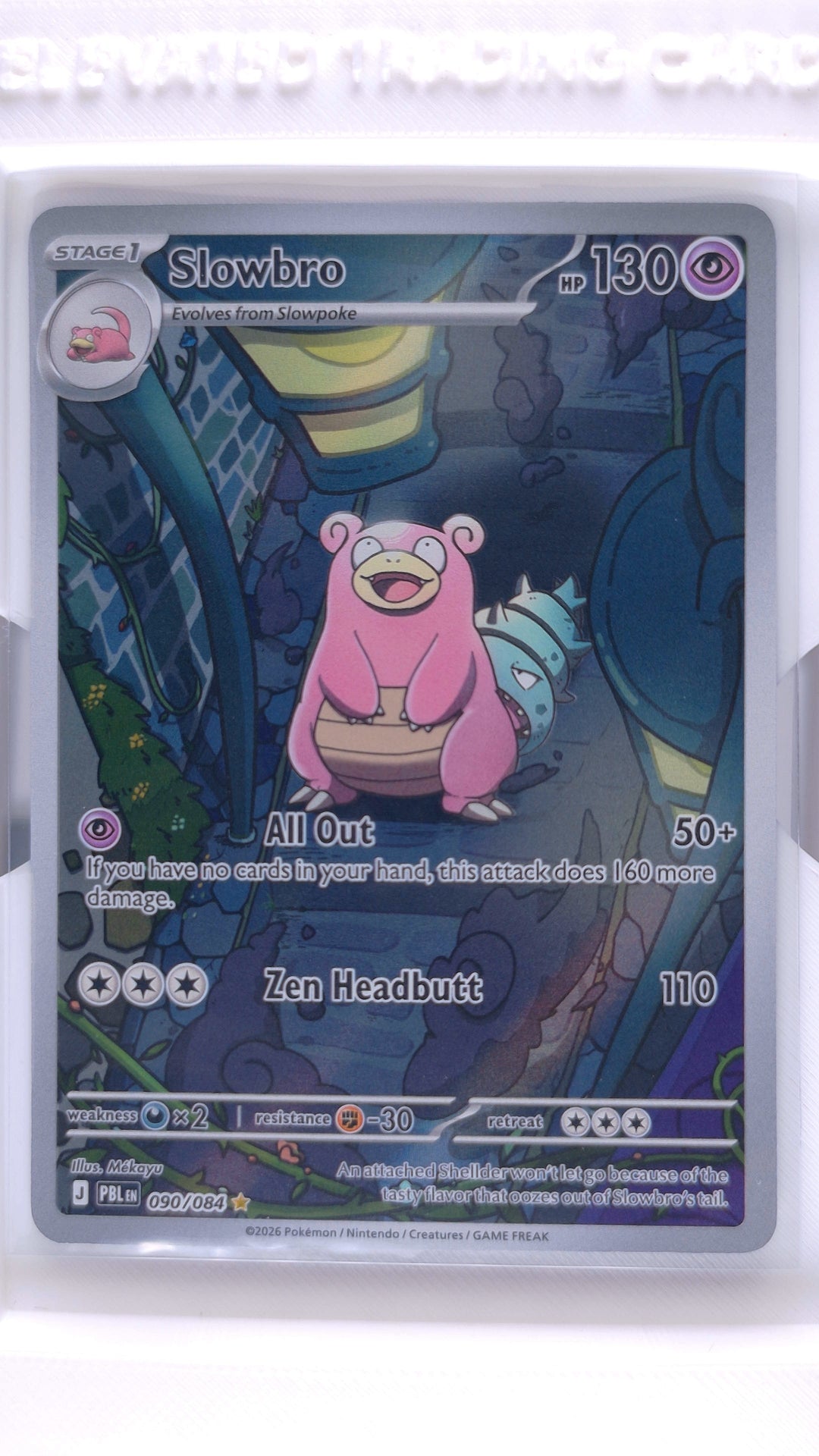 #90 Slowbro Illustration Rare - front