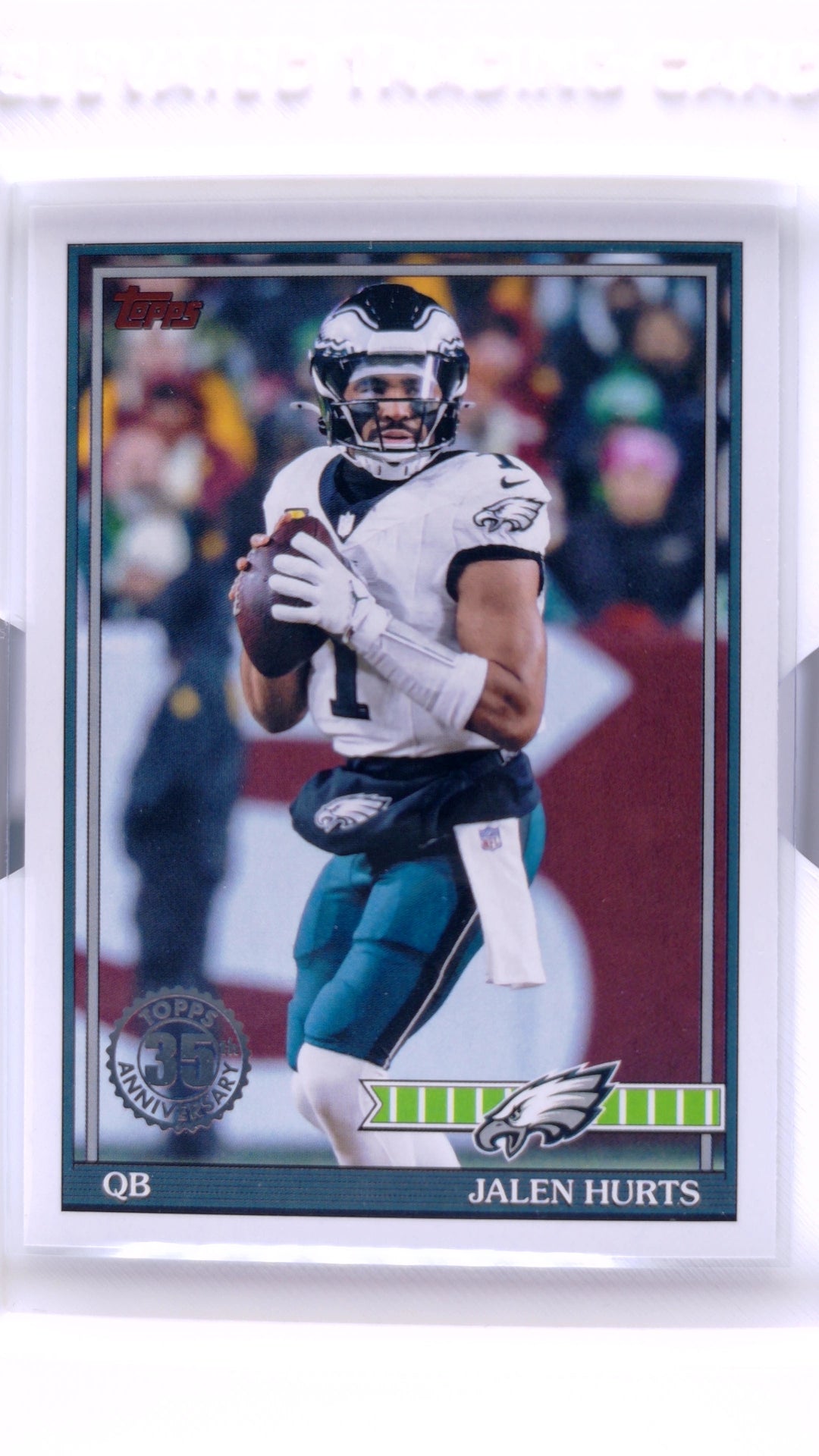 #91TF-43 Jalen Hurts 1991 Topps Football - front
