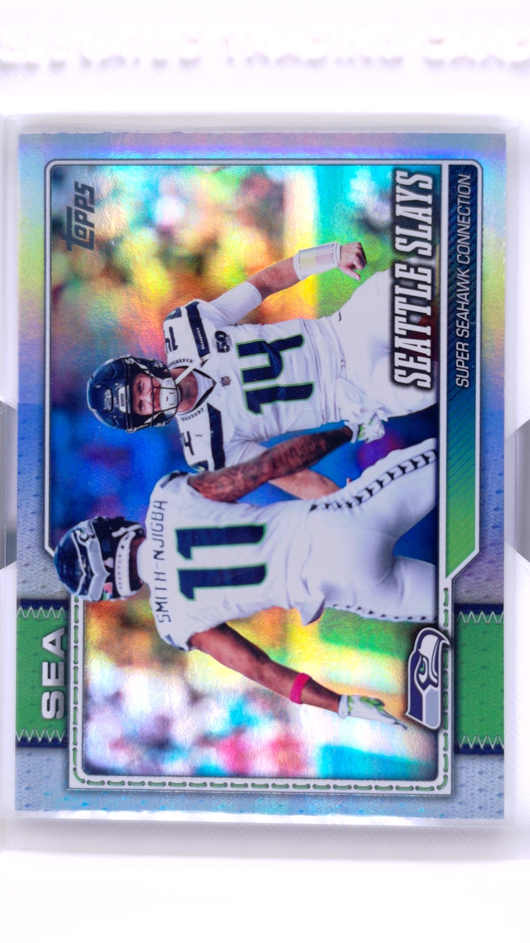 #294 Seattle Seahawks Rainbow Foil - front