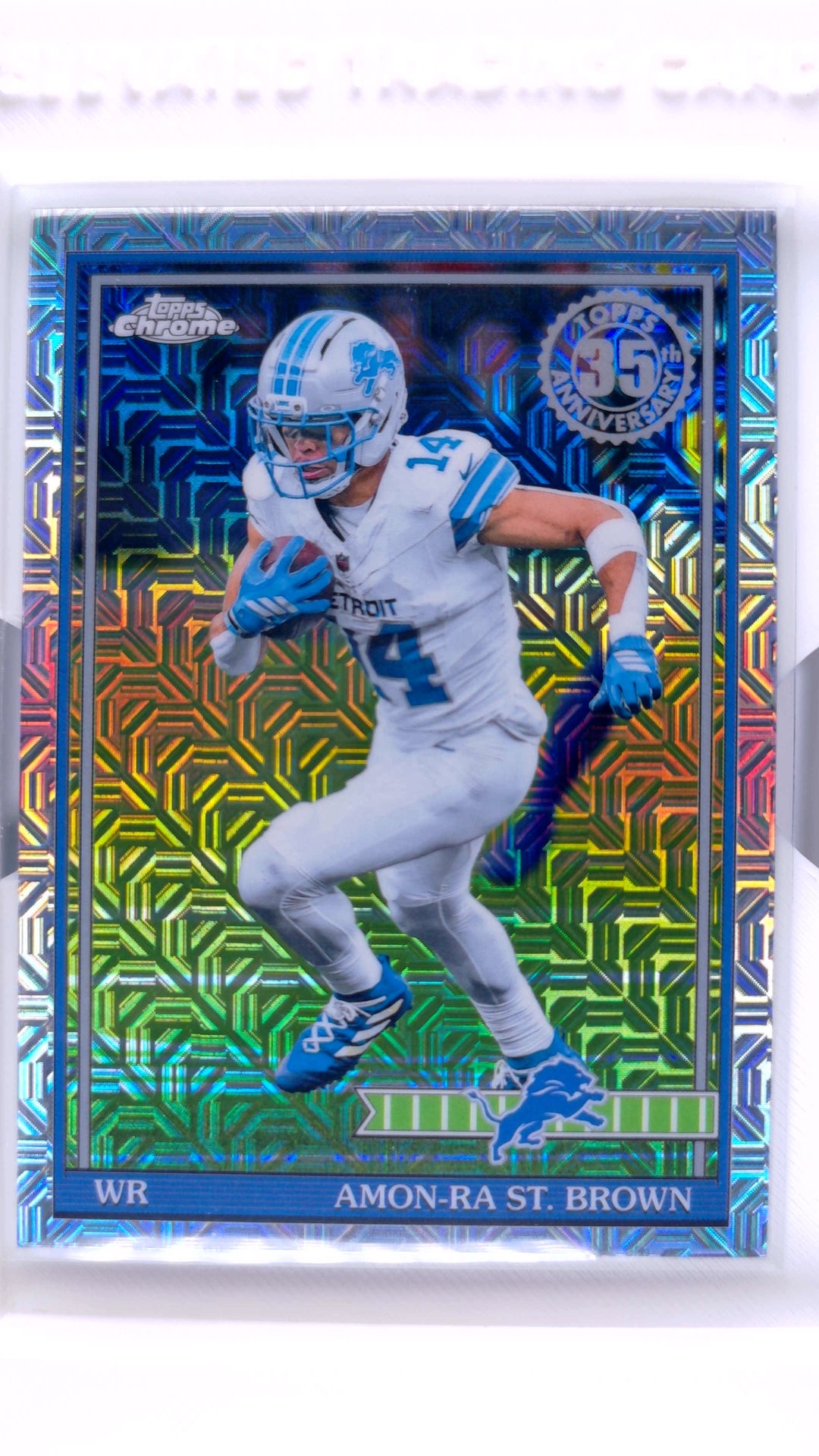#91TC-36 Amon-Ra St. Brown 1991 Topps Football Chrome Silver Pack Base - front