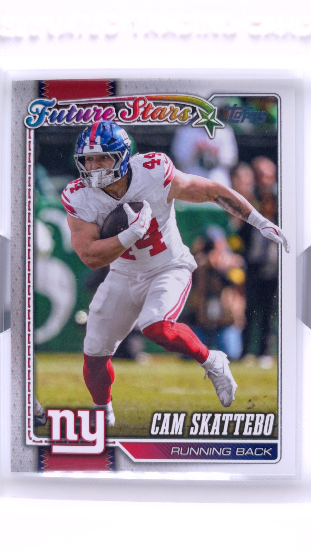 #268 Cam Skattebo Future Stars - front