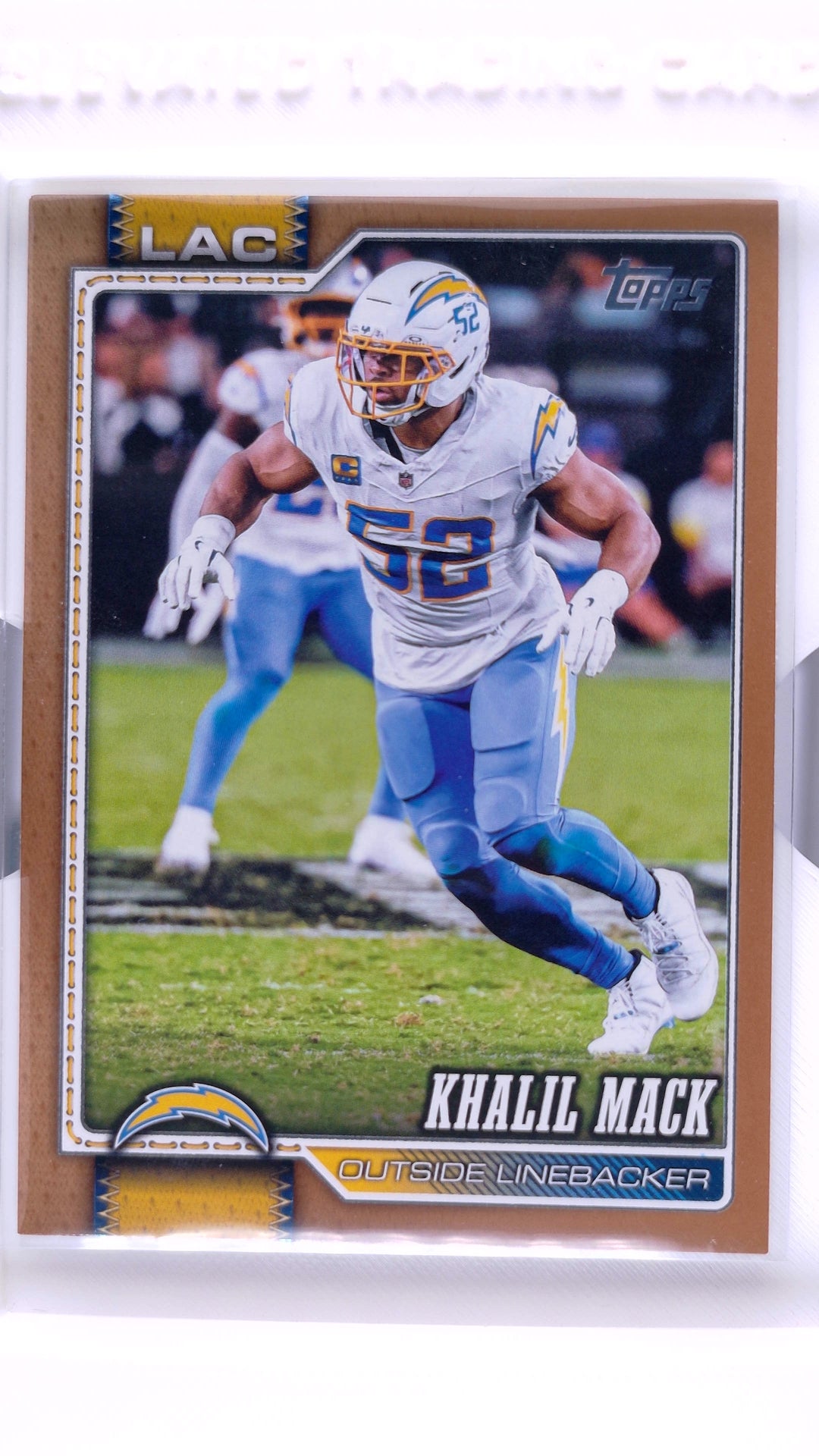 #108 Khalil Mack Gold #1664/2026 - front