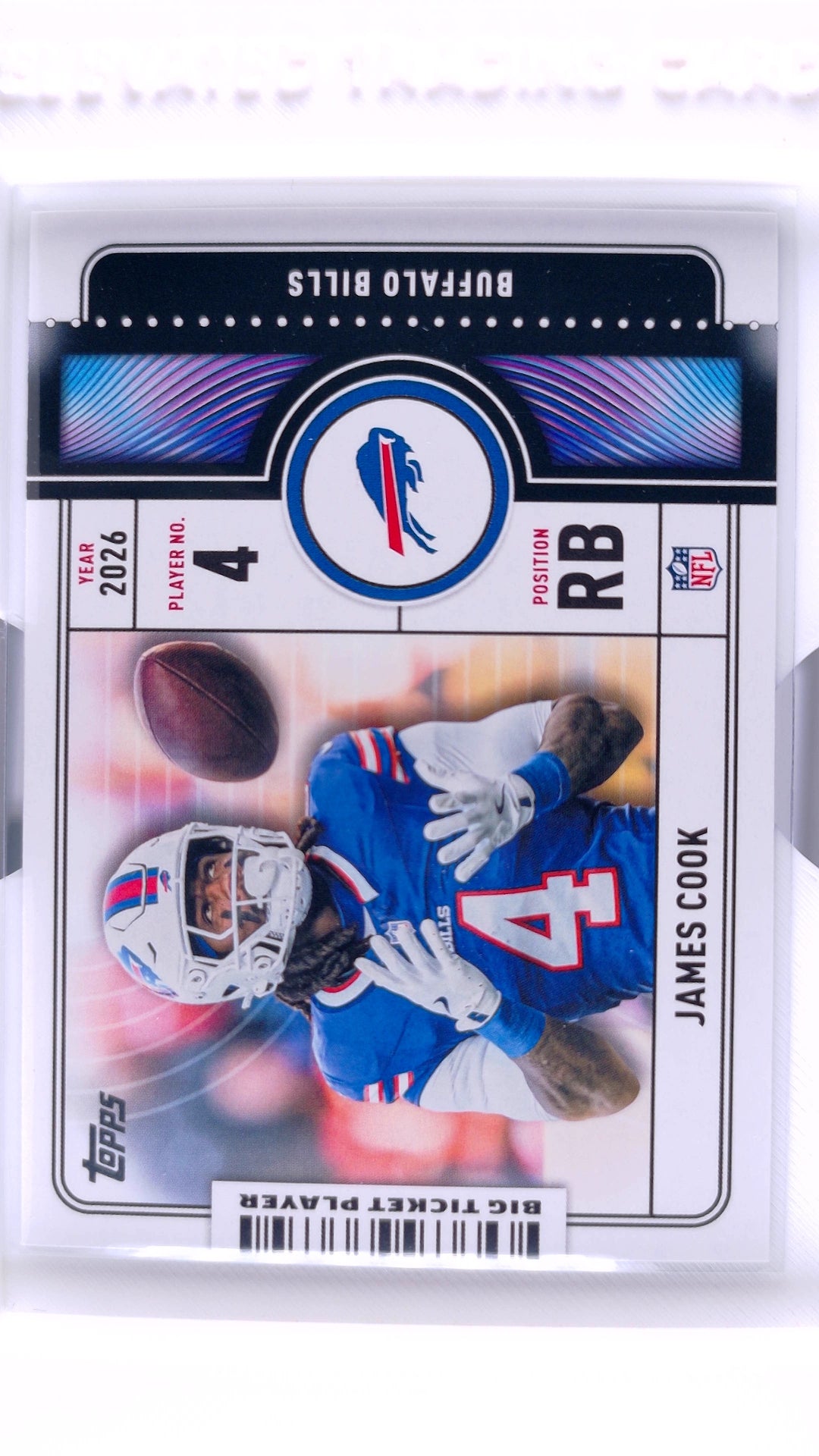 #BTP-3 James Cook Big Ticket Players - front