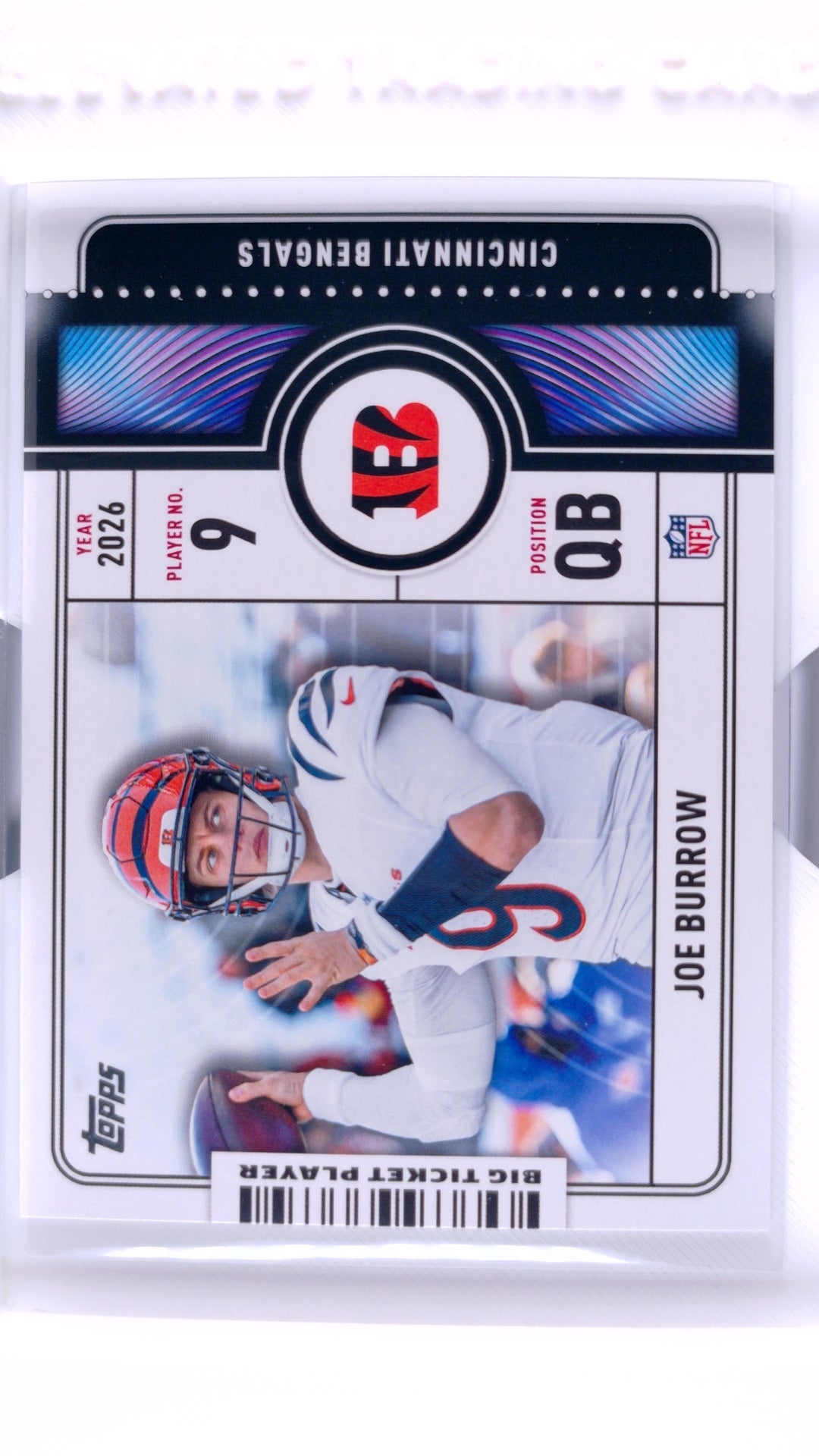 #BTP-8 Joe Burrow Big Ticket Players - front