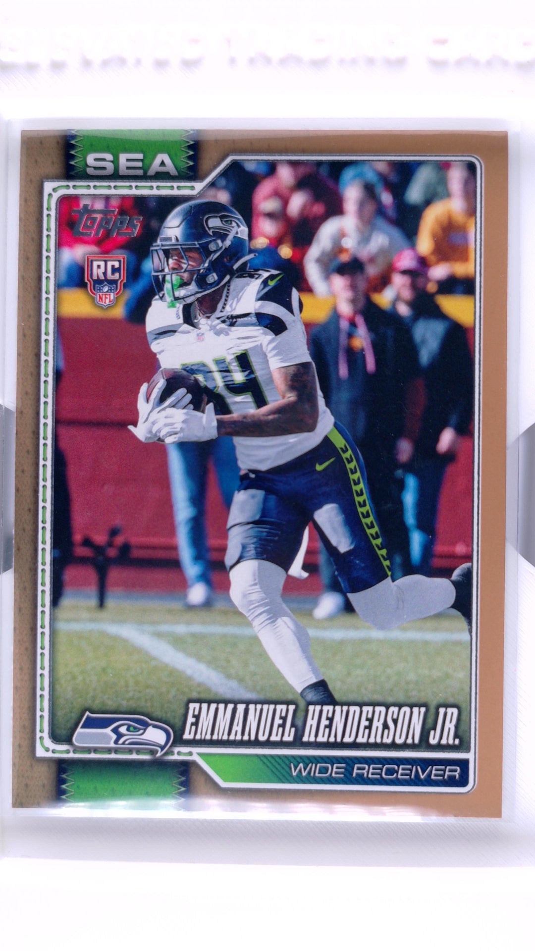 #392 Emmanuel Henderson Jr. Rookie Gold #1903/2026 - front