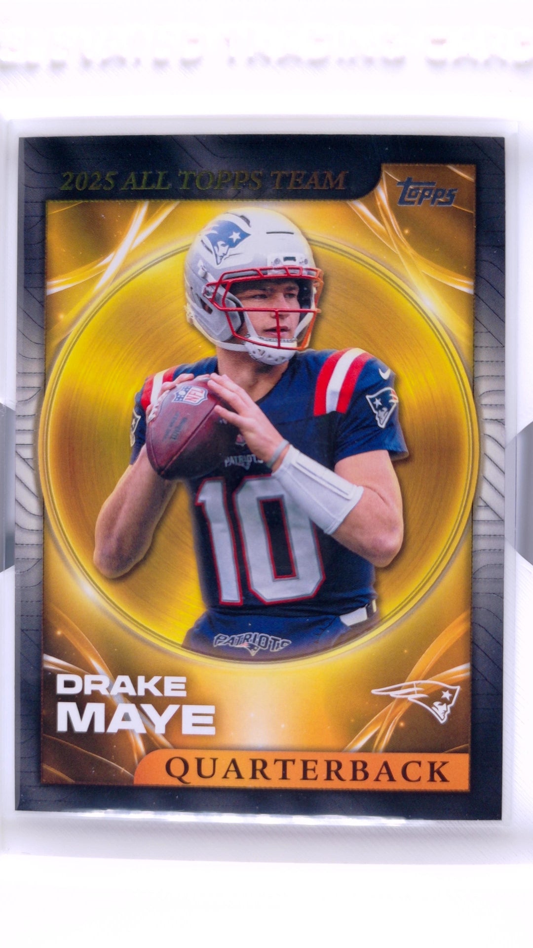 #25ATT-3 Drake Maye 2025 All Topps Team - front
