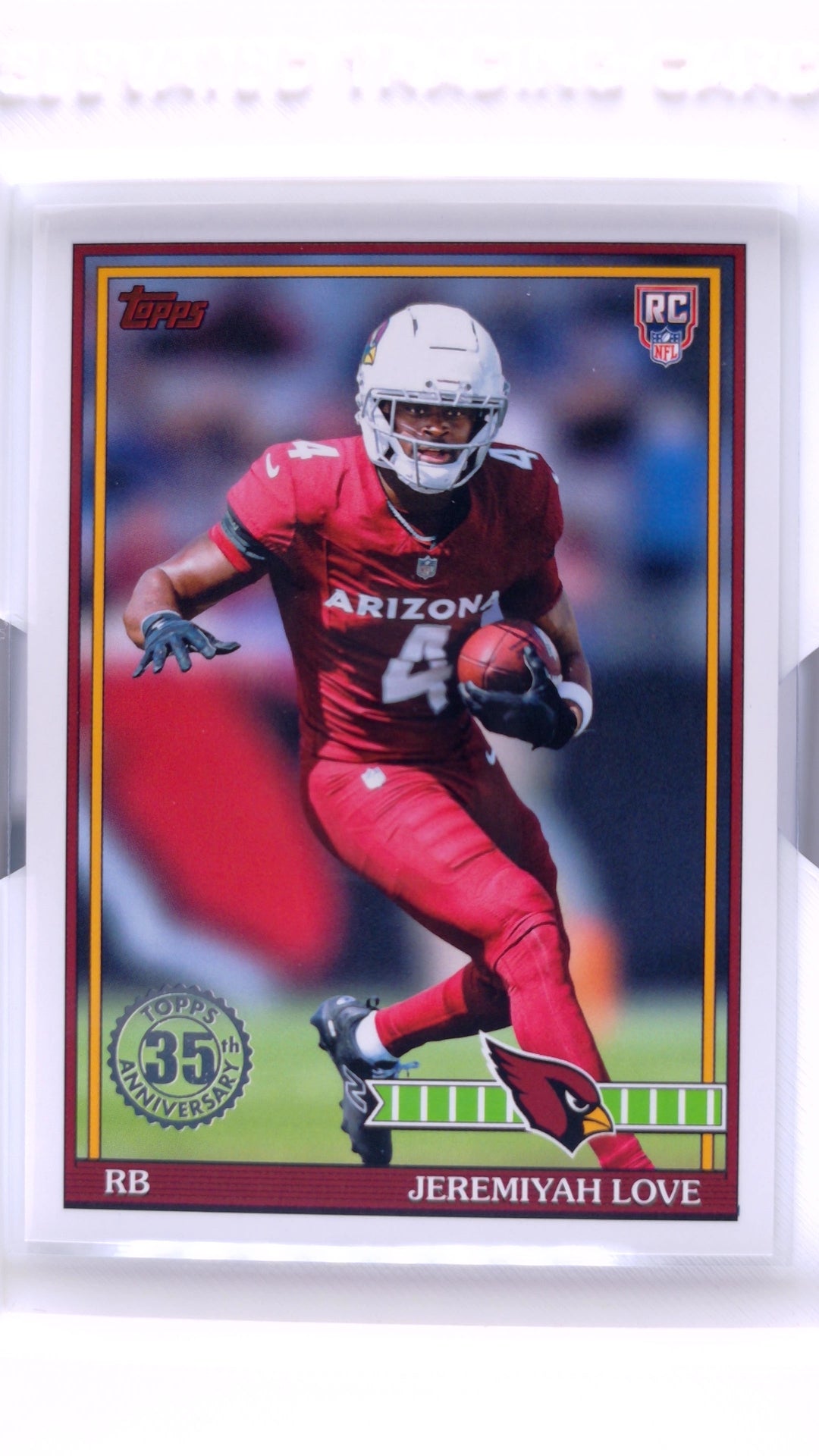 #91TR-9 Jeremiyah Love Rookie 1991 Topps Rookies Football - front