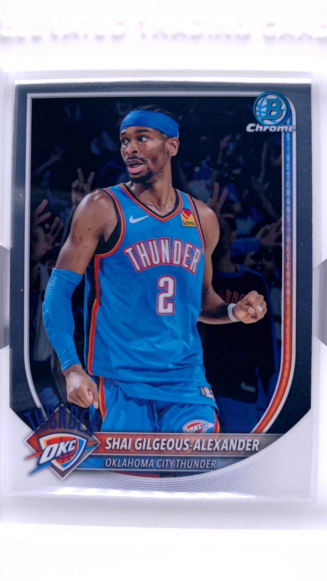 #BCV-106 Shai Gilgeous-Alexander Chrome - front
