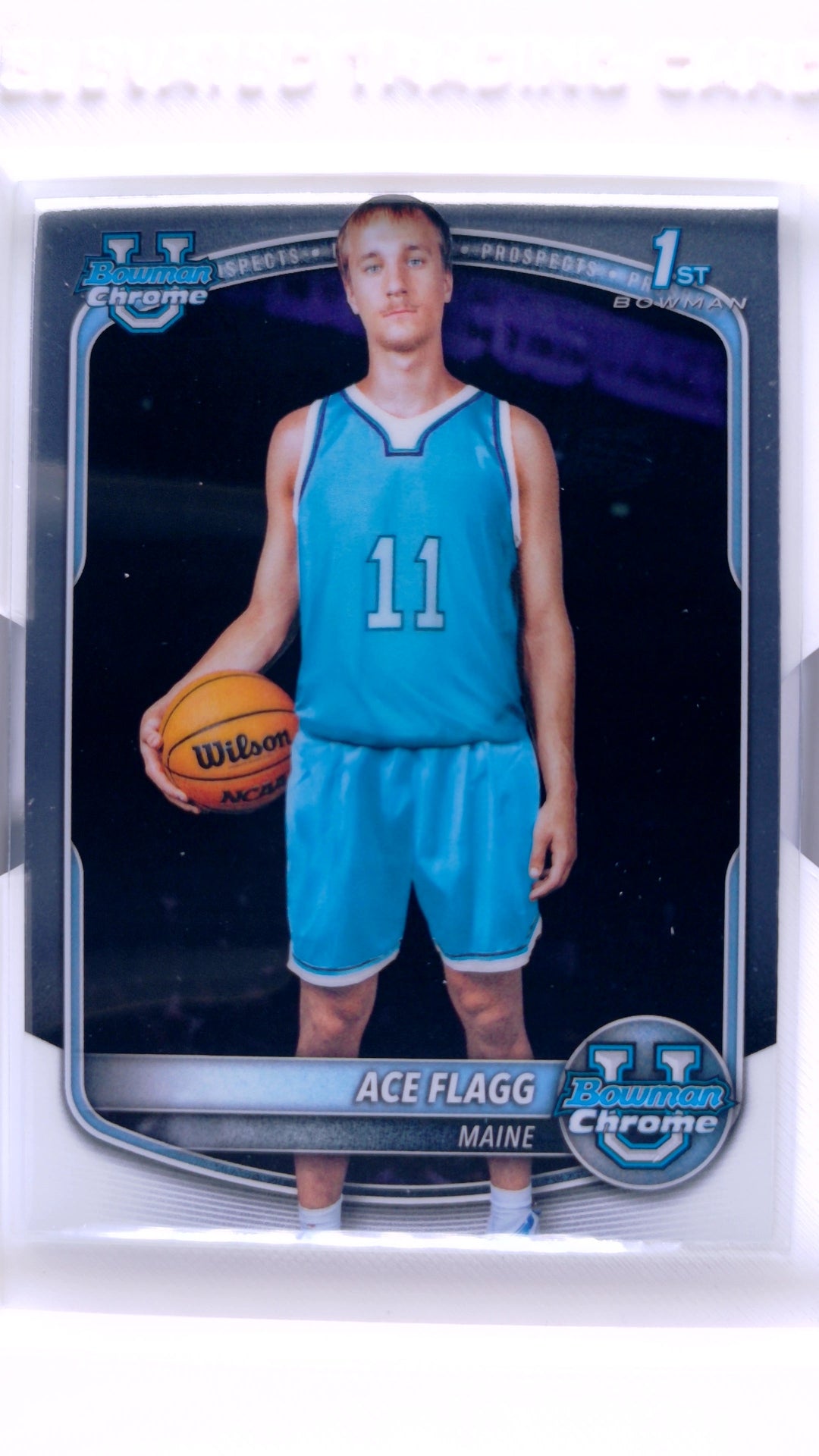 #BCP-91 Ace Flagg Chrome Prospects - front