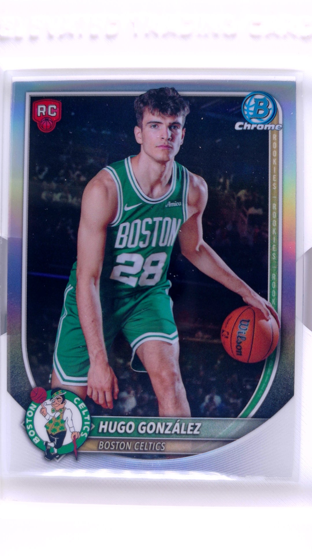 #BRR-28 Hugo González Rookie Red Rookie Variations - front