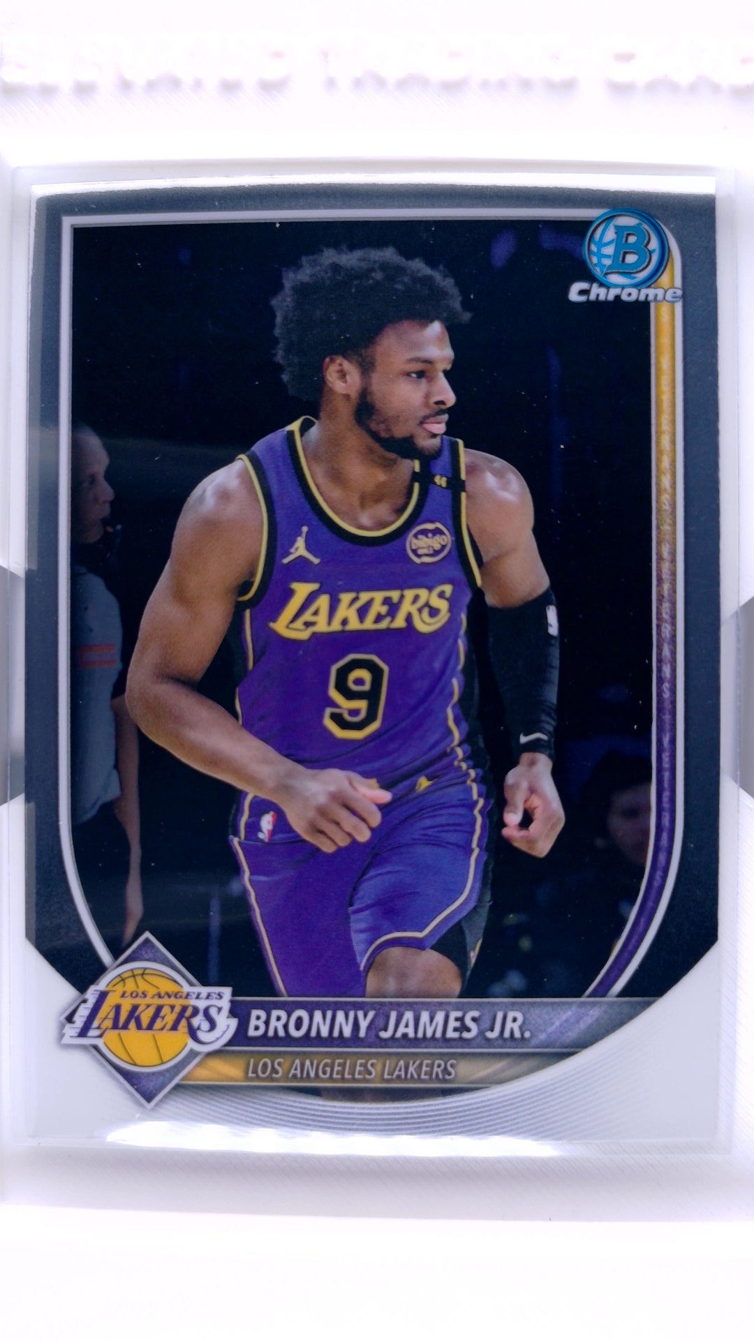 #BCV-122 Bronny James Jr. Chrome - front