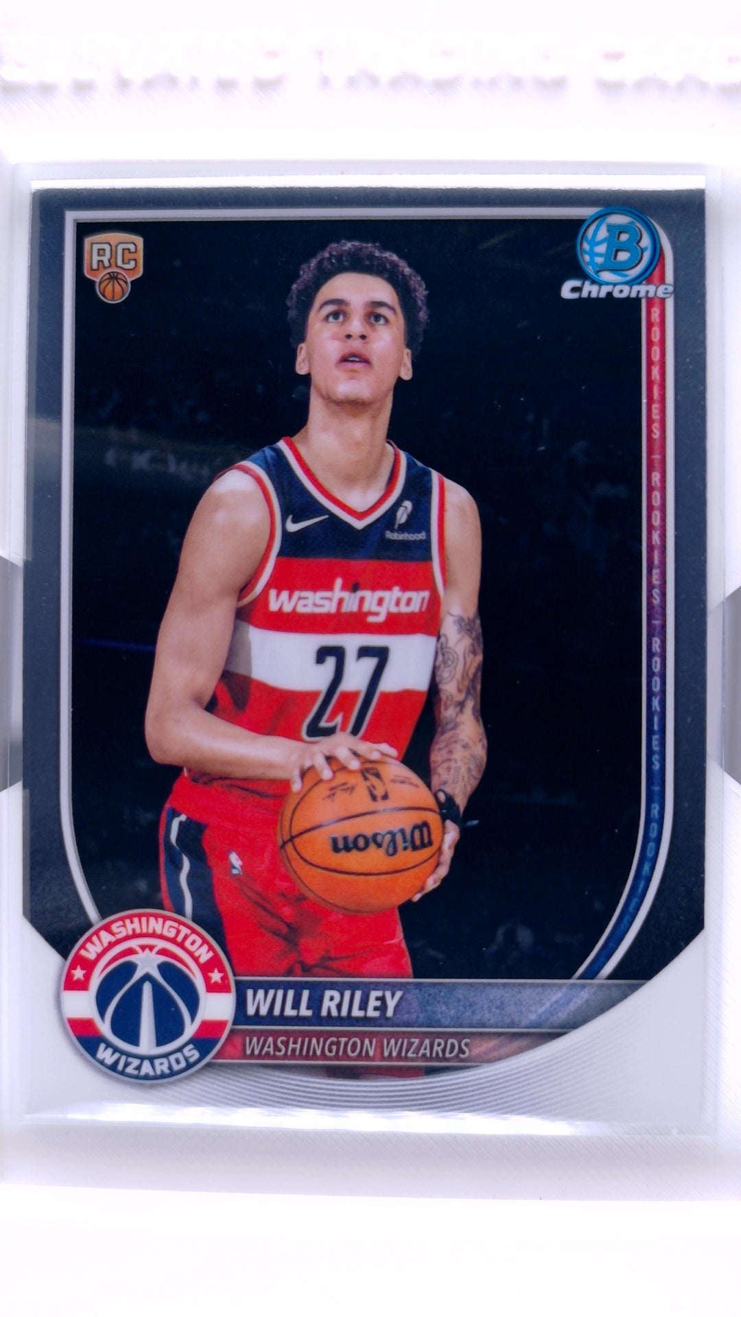#BCV-21 Will Riley Rookie Chrome - front