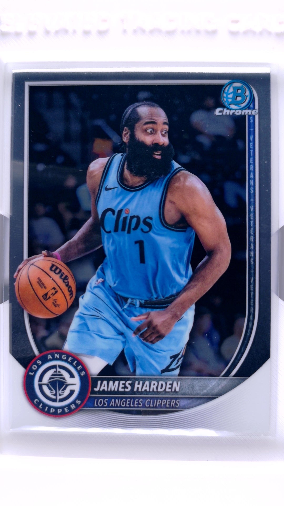 #BCV-119 James Harden Chrome - front