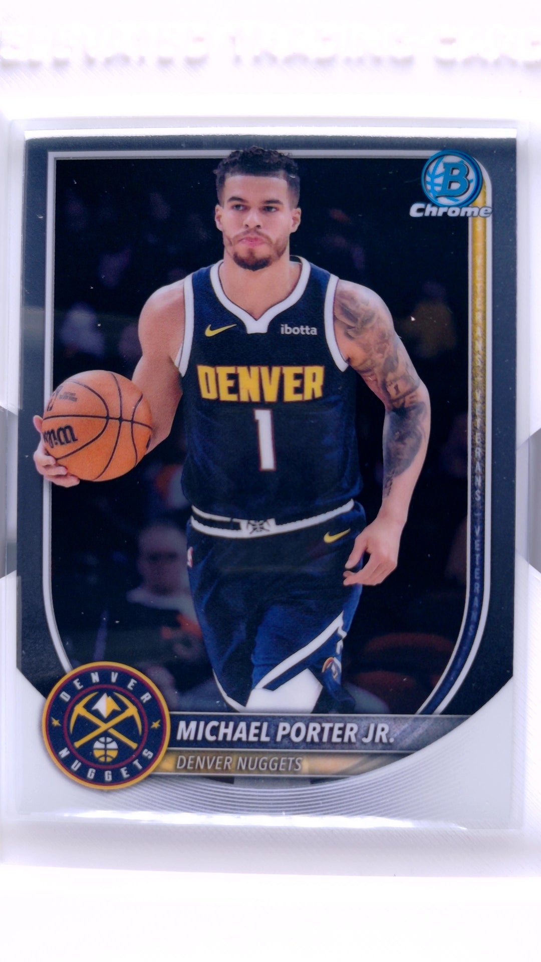 #BCV-179 Michael Porter Jr. Chrome - front