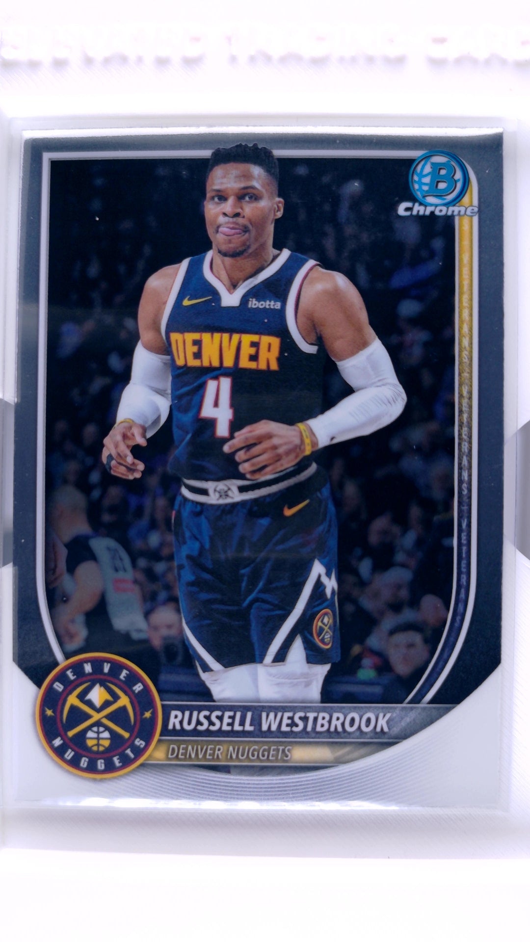 #BCV-102 Russell Westbrook Chrome - front