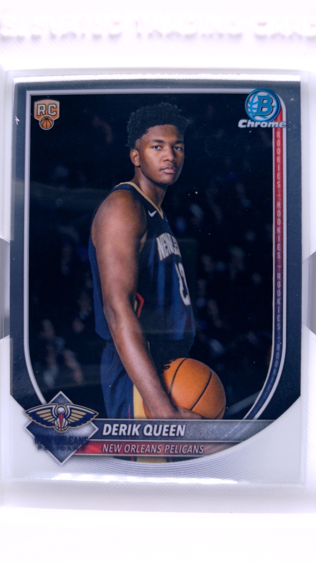 #BCV-13 Derik Queen Rookie Chrome - front