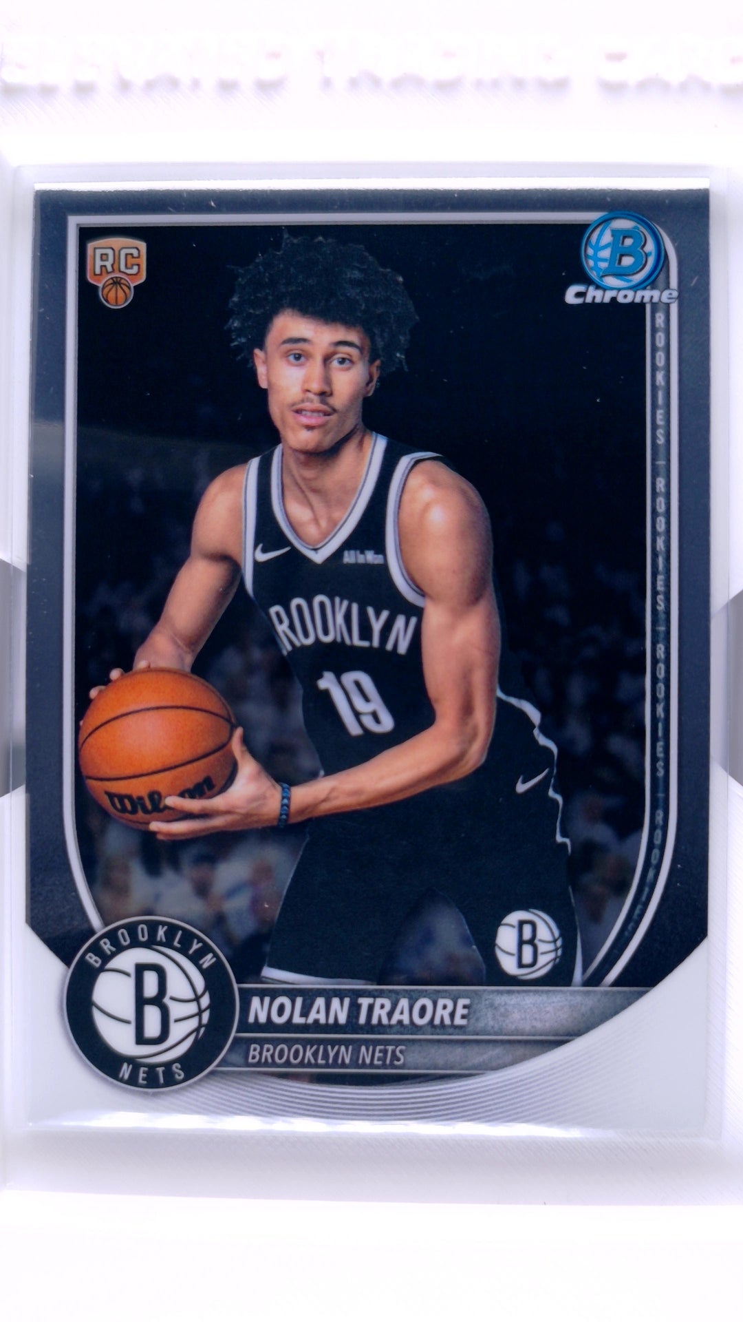 #BCV-19 Nolan Traore Rookie Chrome - front