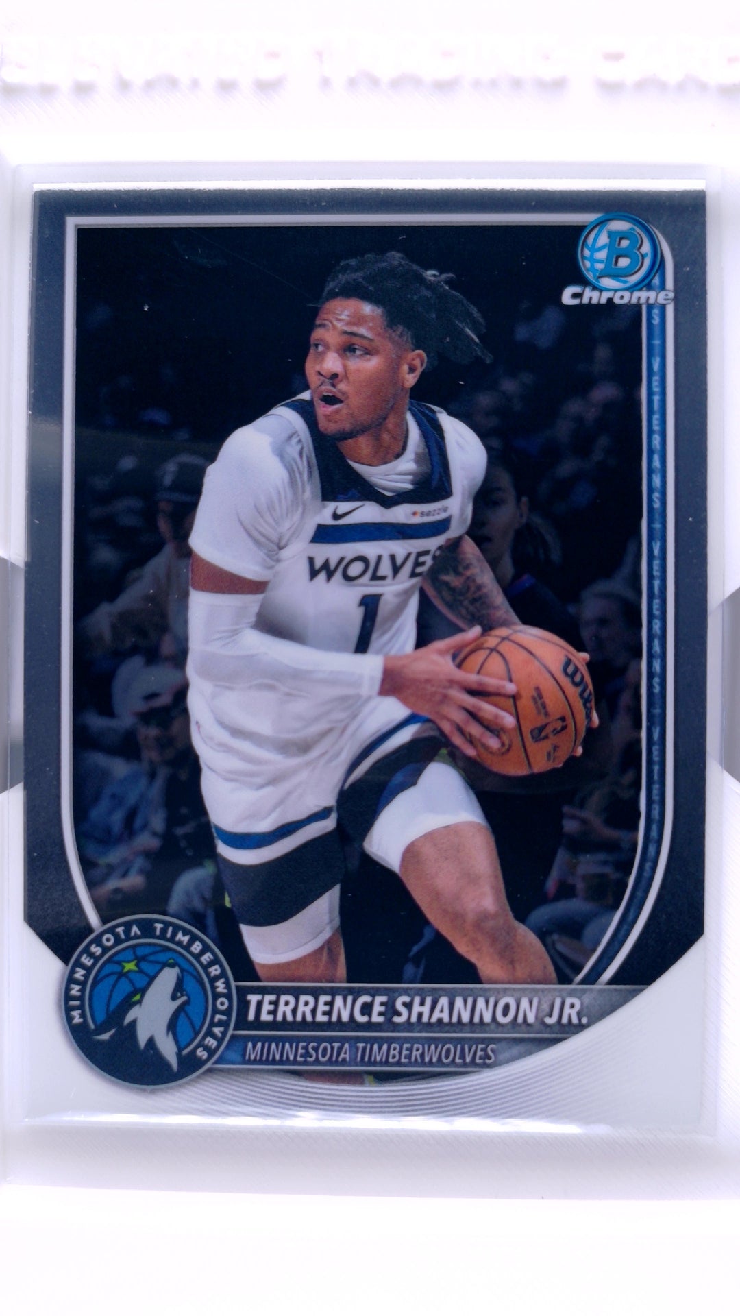 #BCV-105 Terrence Shannon Jr. Chrome - front