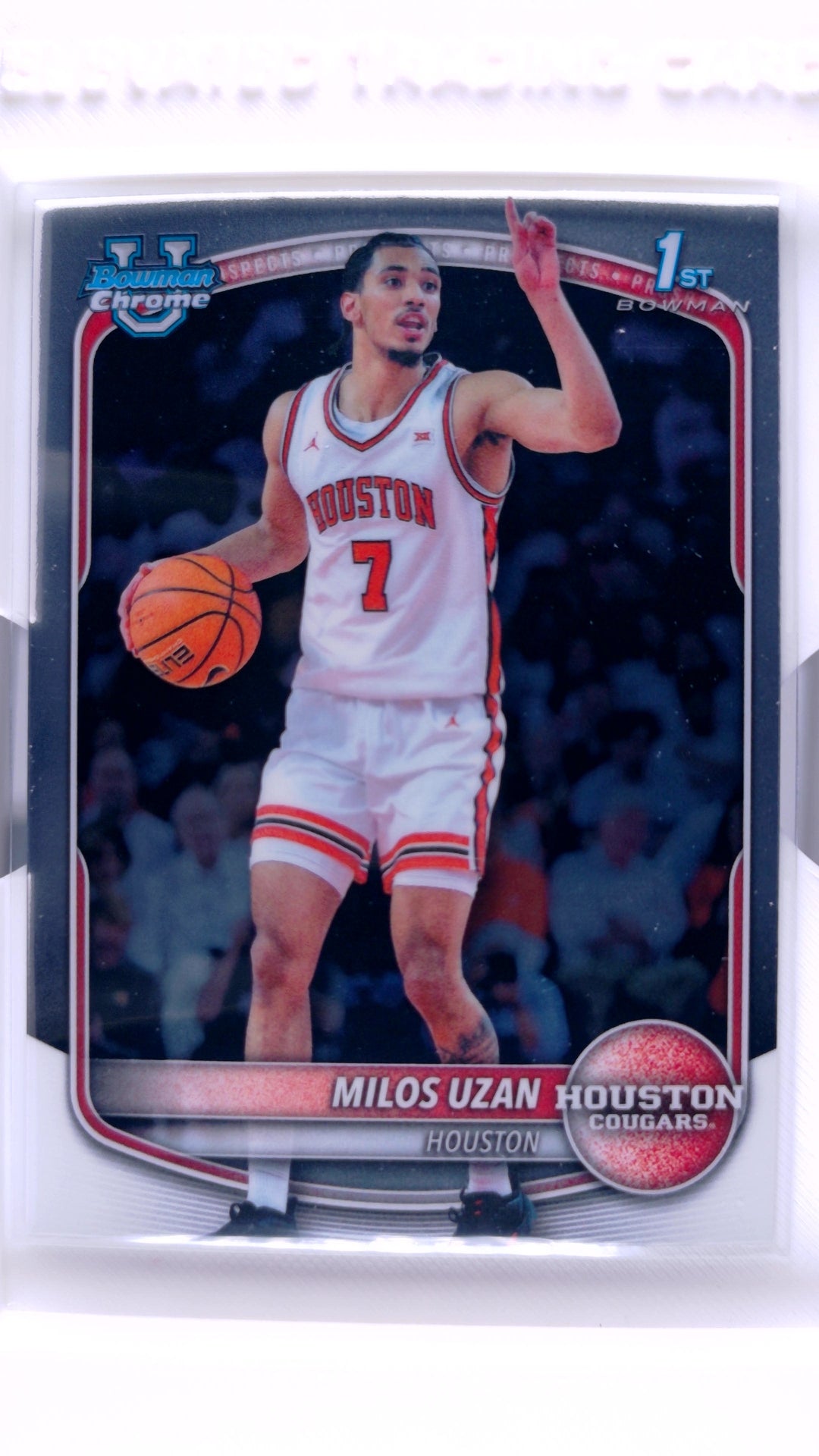 #BCP-40 Milos Uzan Chrome Prospects - front