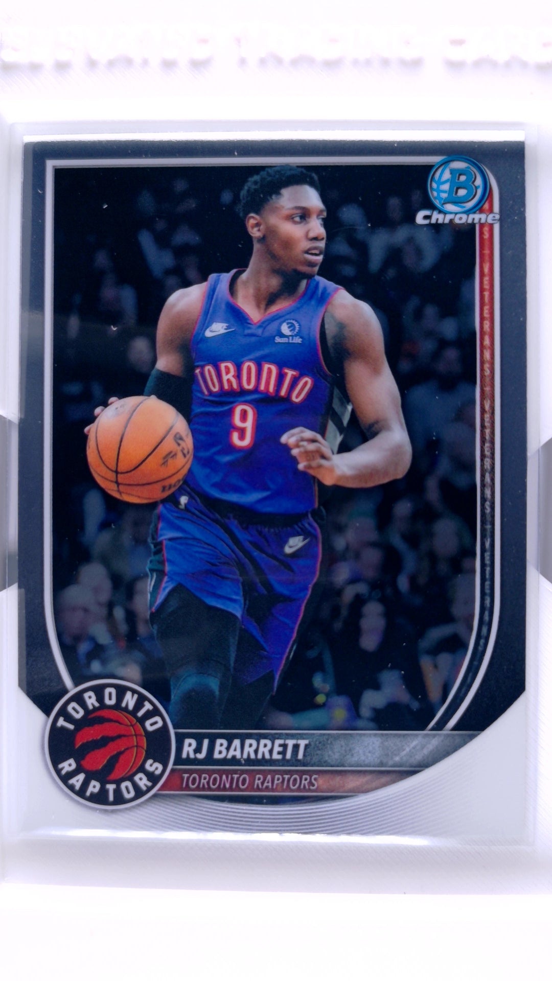 #BCV-156 RJ Barrett Chrome - front