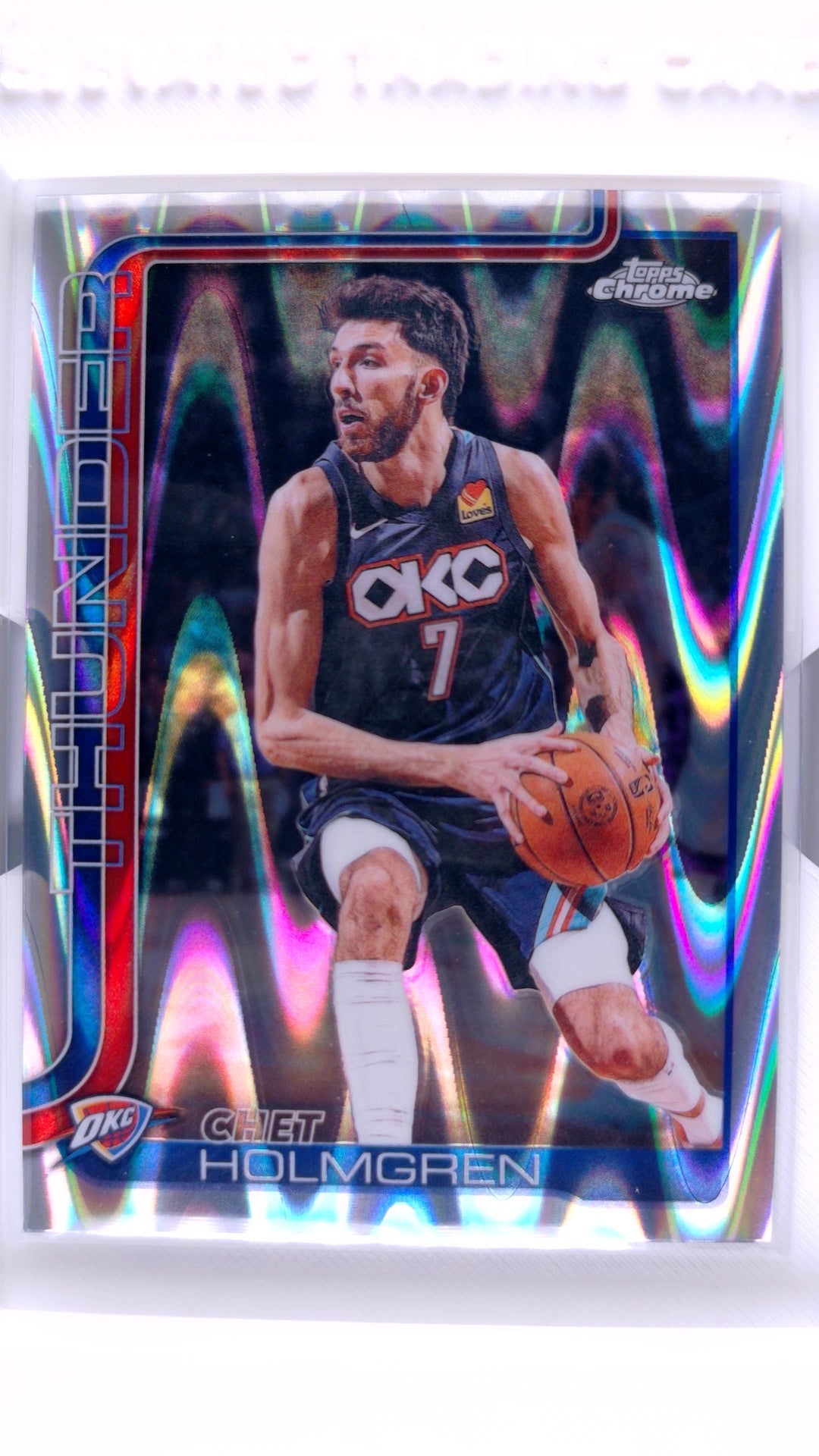 #31 Chet Holmgren Wave Refractor - front