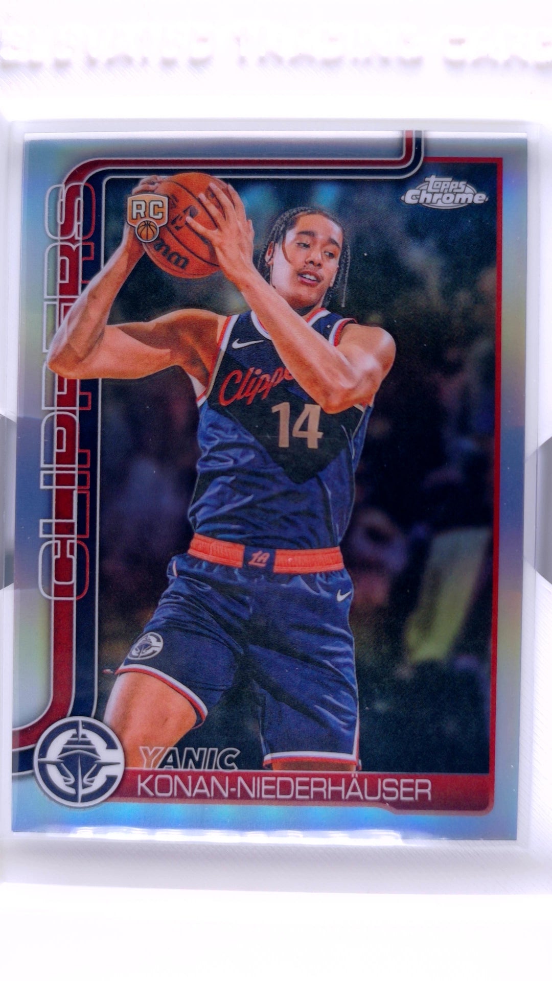 #180 Yanic Konan-Niederhäuser Rookie Refractor - front