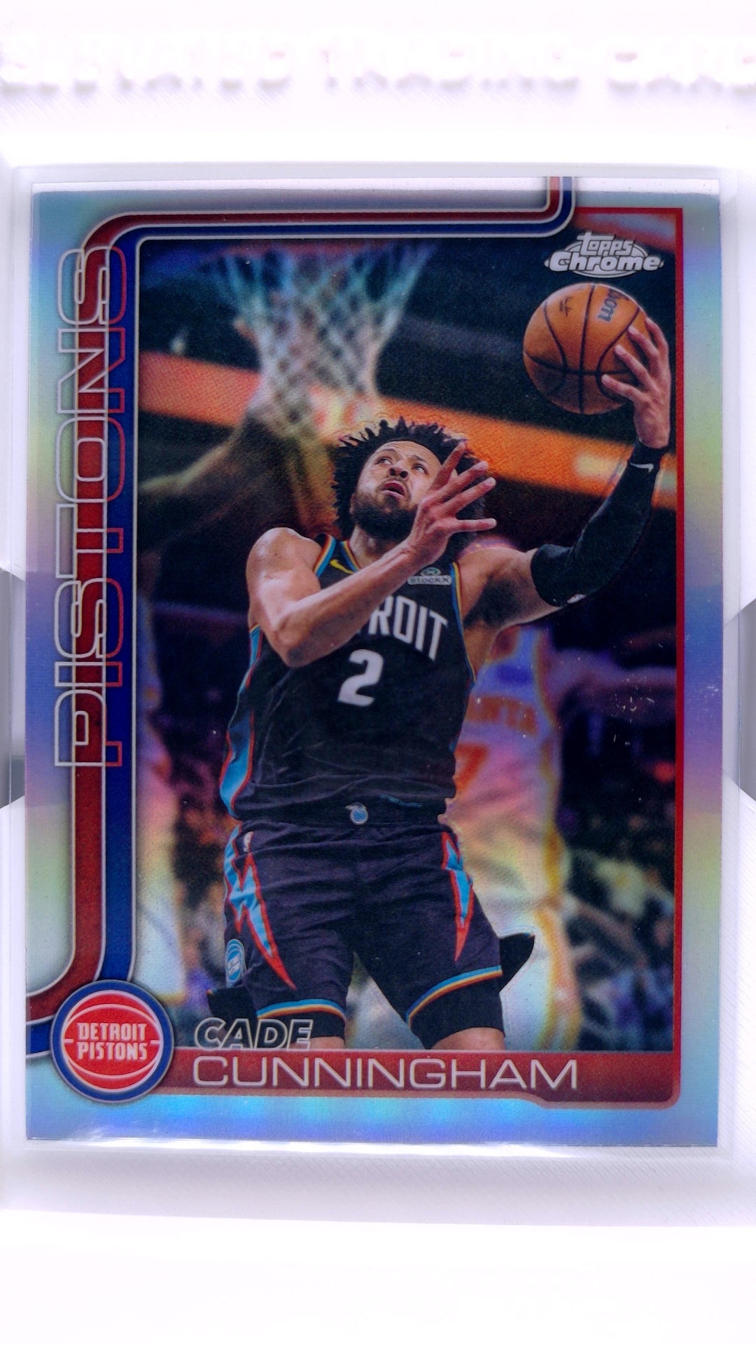 #6 Cade Cunningham Refractor - front