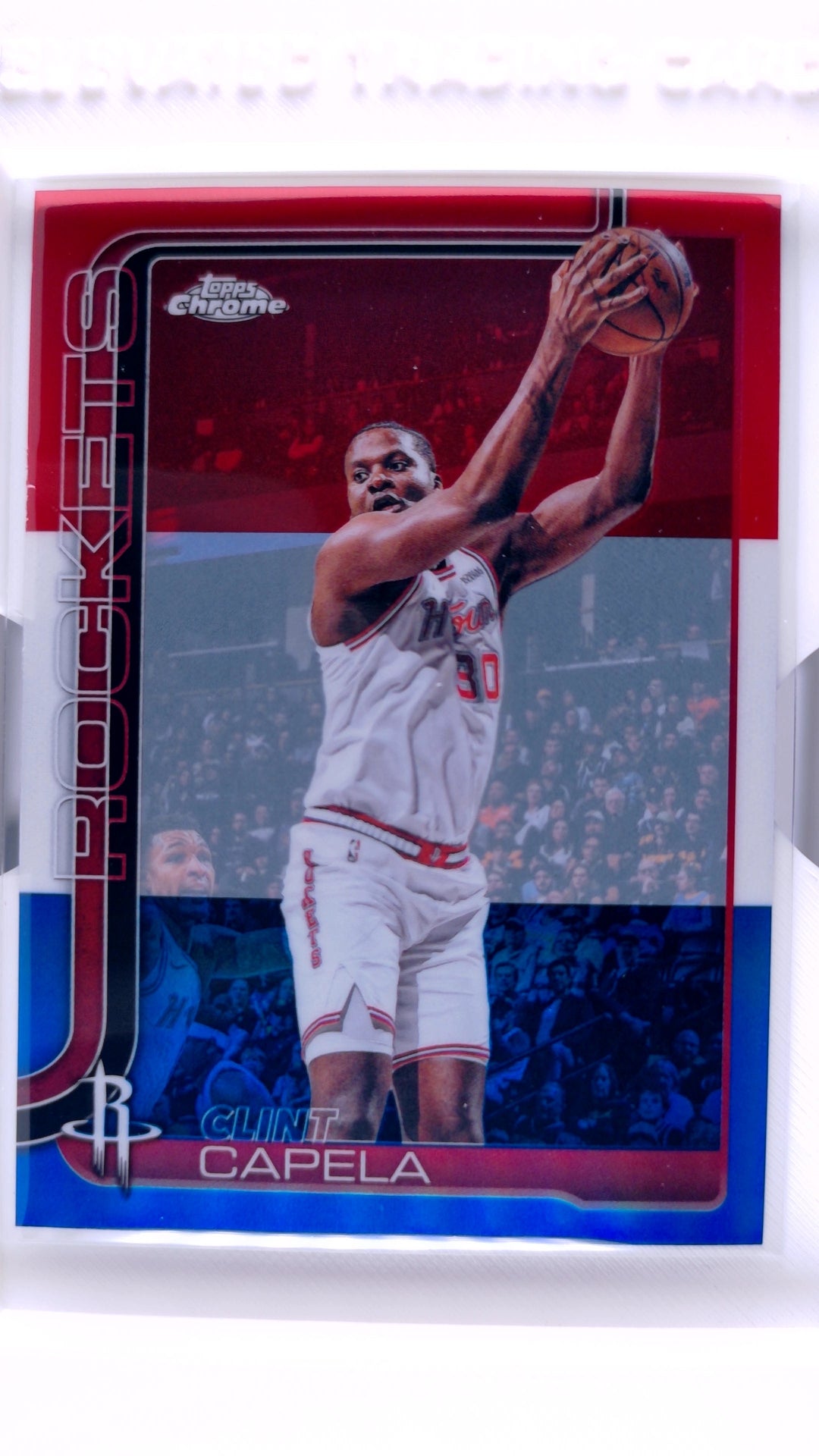 #94 Clint Capela Red, White & Blue Refractor - front