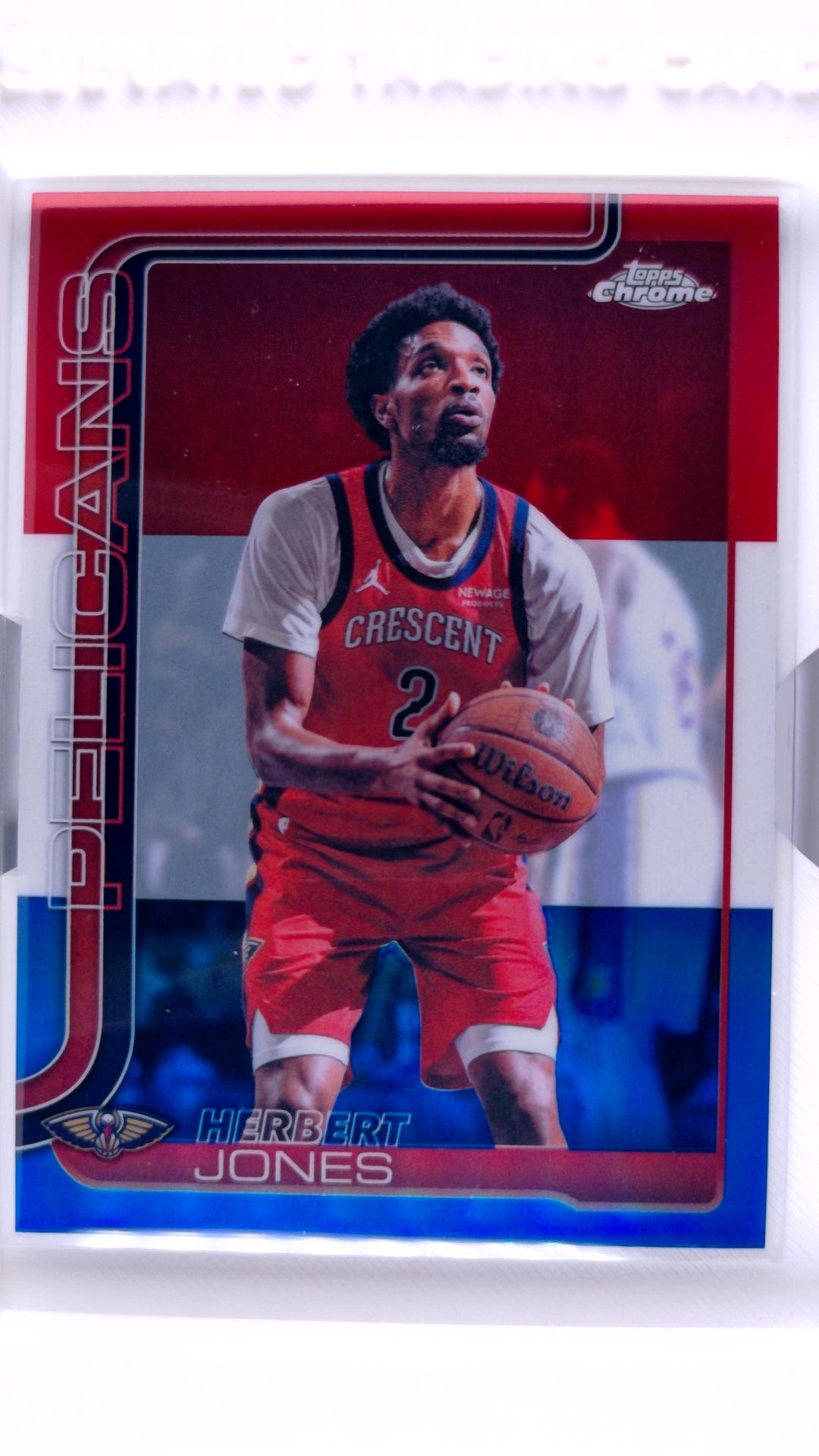 #114 Herbert Jones Red, White & Blue Refractor - front