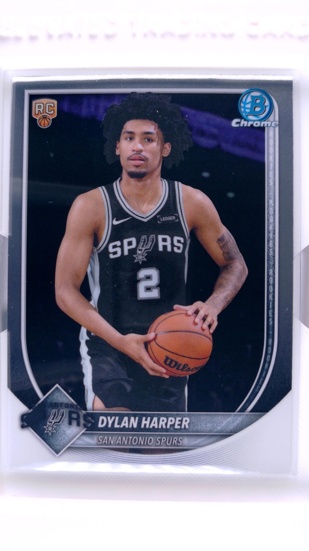 #BCV-2 Dylan Harper Rookie Chrome - front