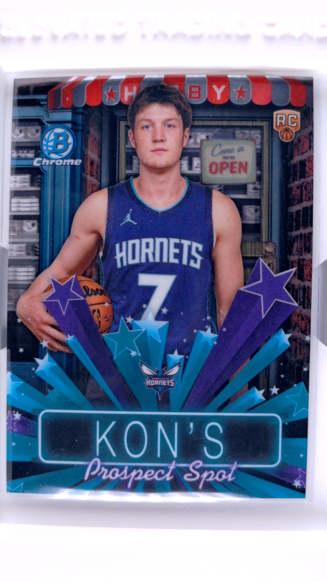 #HS-7 Kon Knueppel Rookie Hobby Stars - front