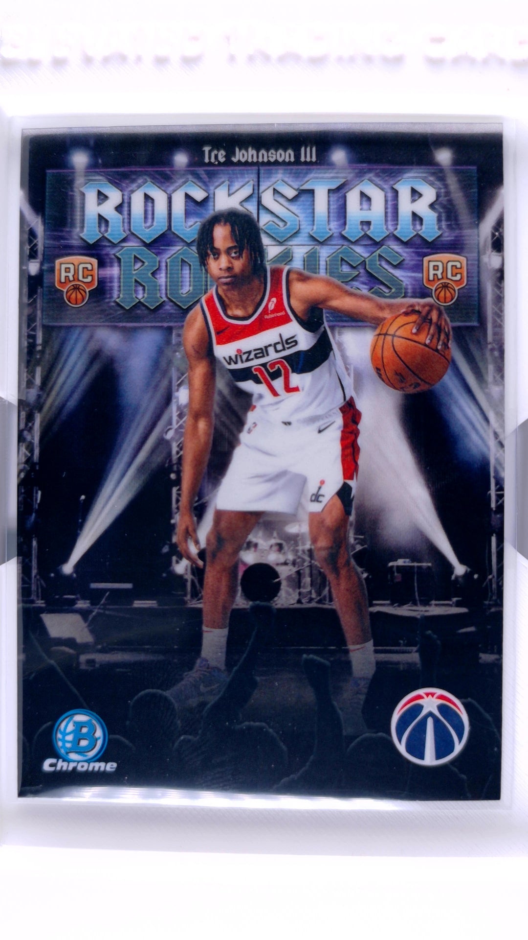 #RR-6 Tre Johnson III Rookie Rockstar Rookies - front