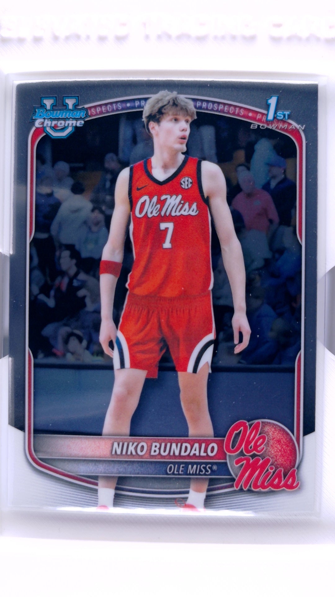 #BCP-18 Niko Bundalo Chrome Prospects - front