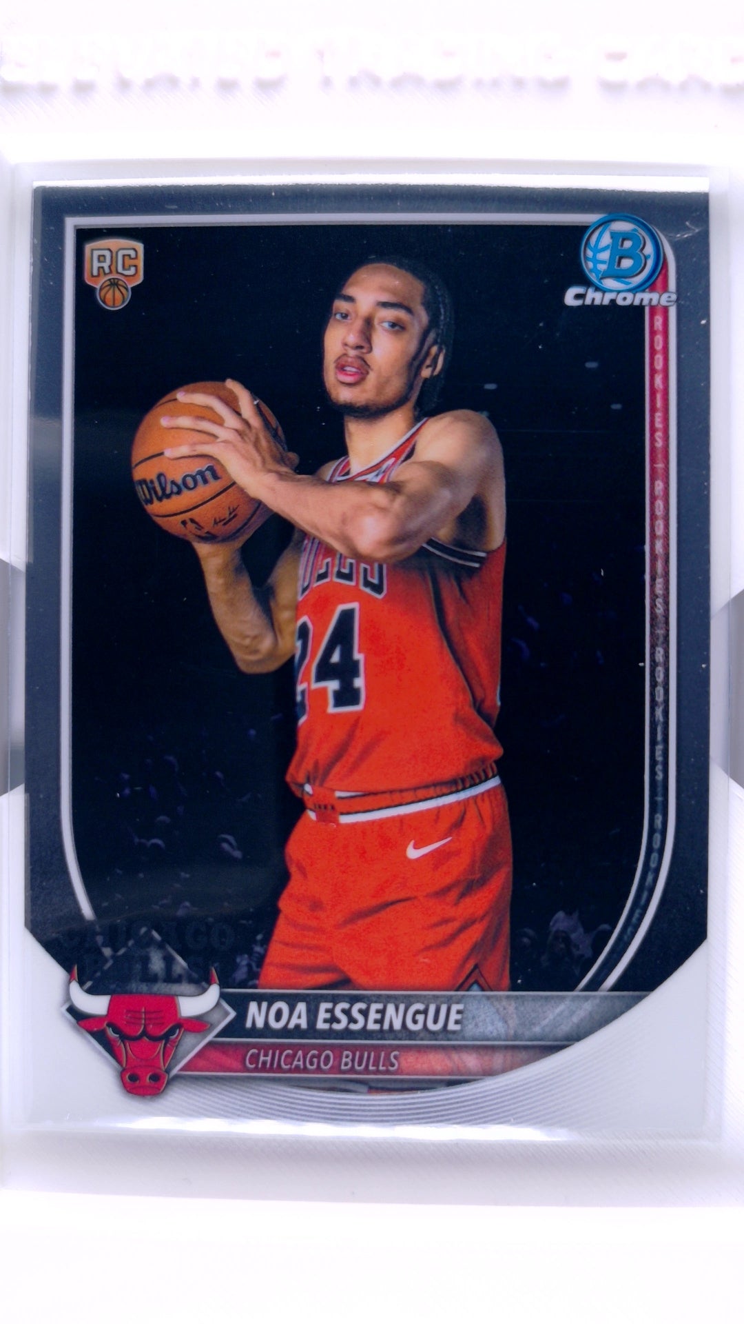 #BCV-12 Noa Essengue Rookie Chrome - front