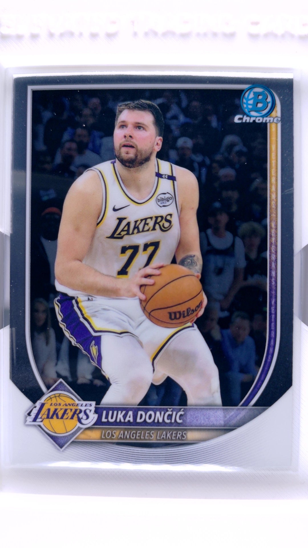 #BCV-123 Luka Dončić Chrome - front