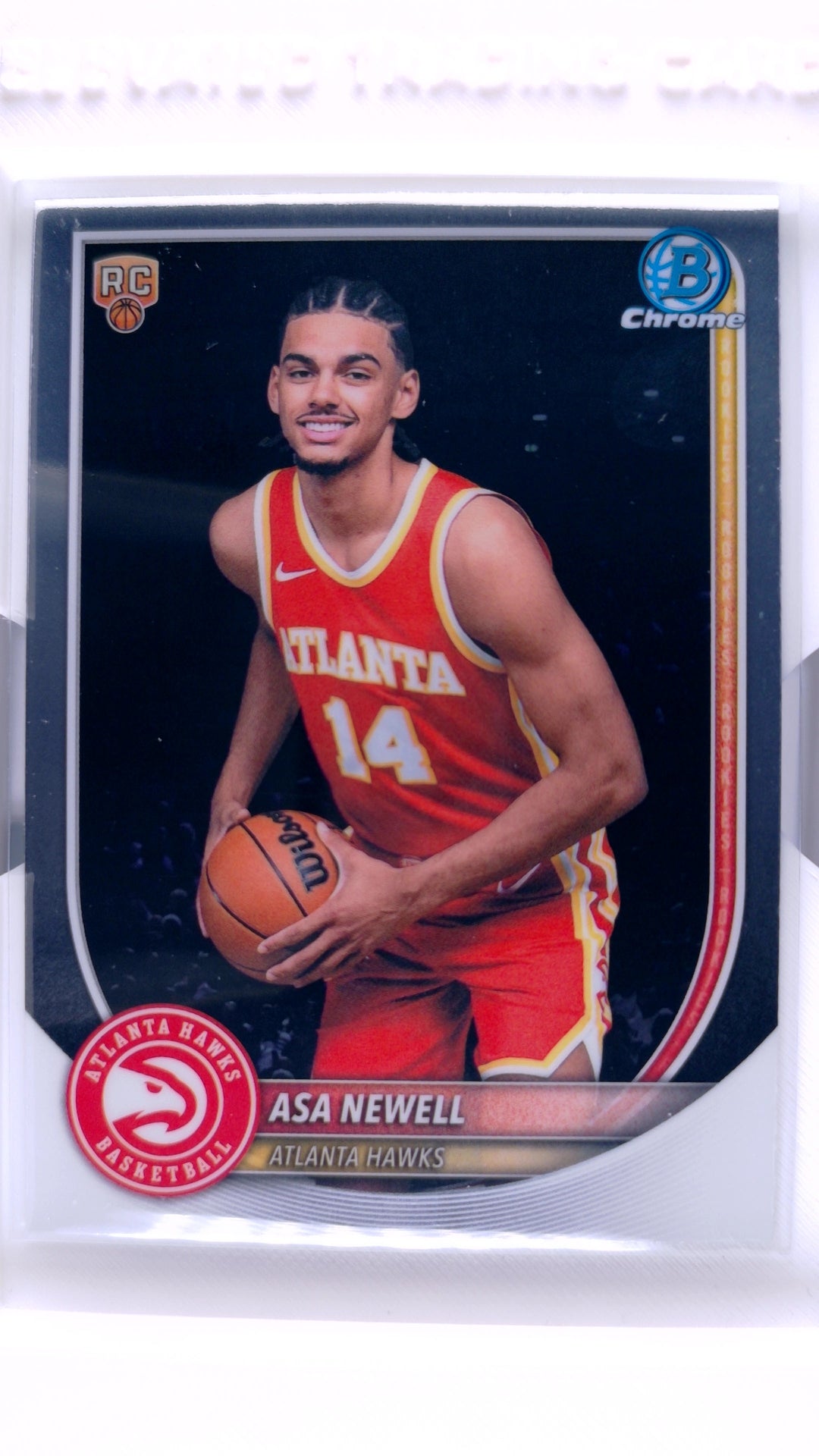 #BCV-23 Asa Newell Rookie Chrome - front