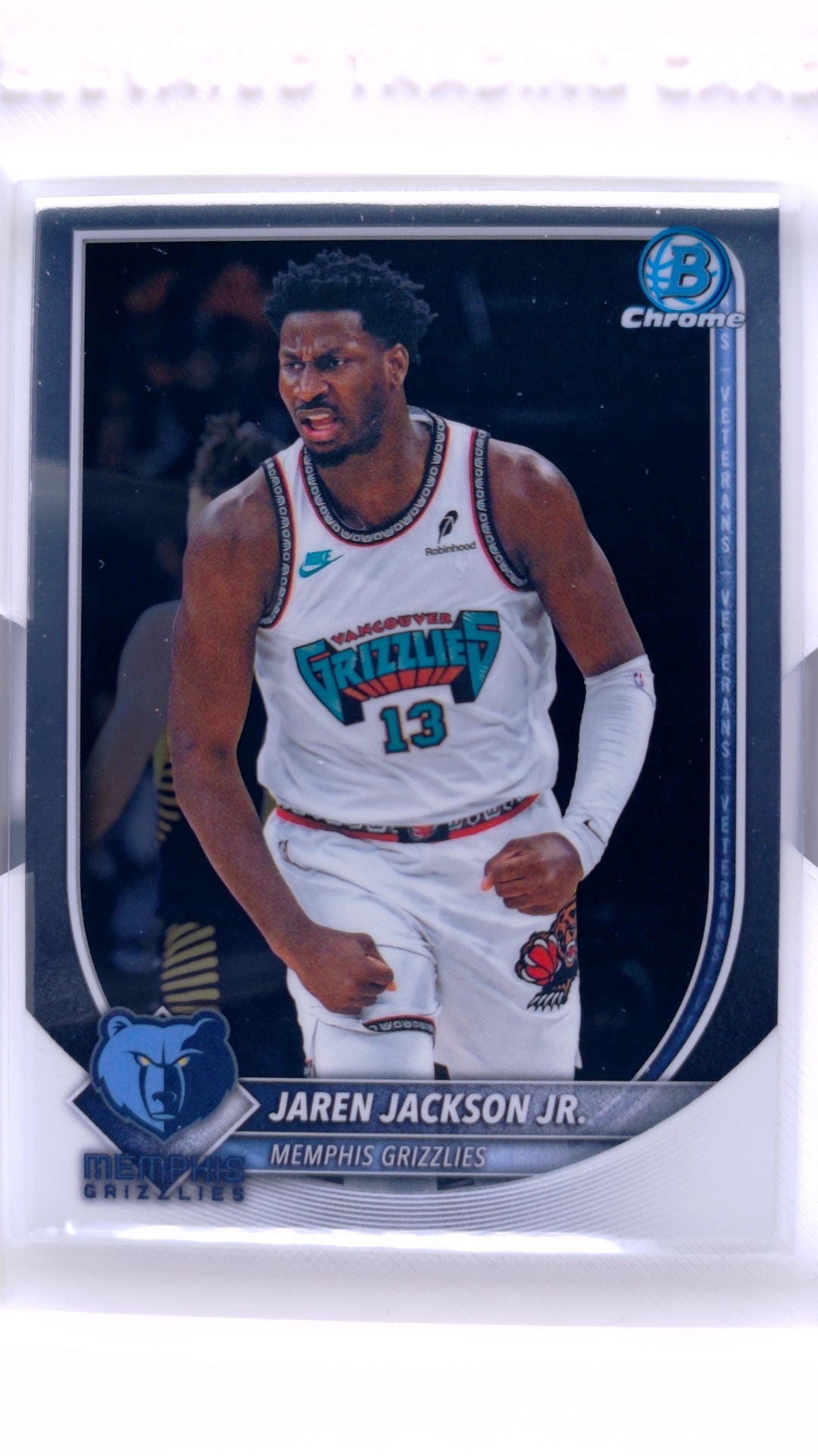 #BCV-137 Jaren Jackson Jr. Chrome - front