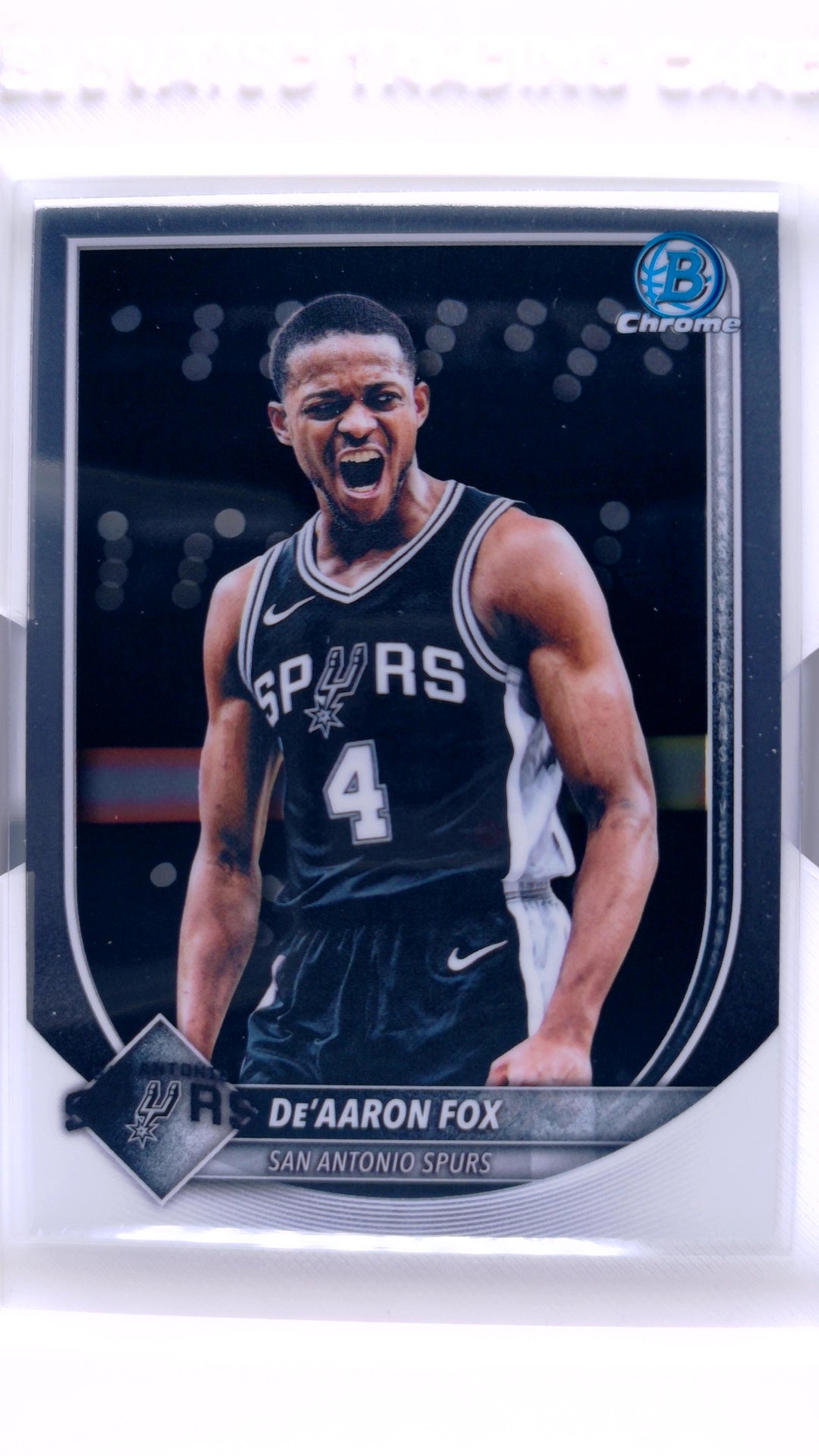 #BCV-144 De'Aaron Fox Chrome - front
