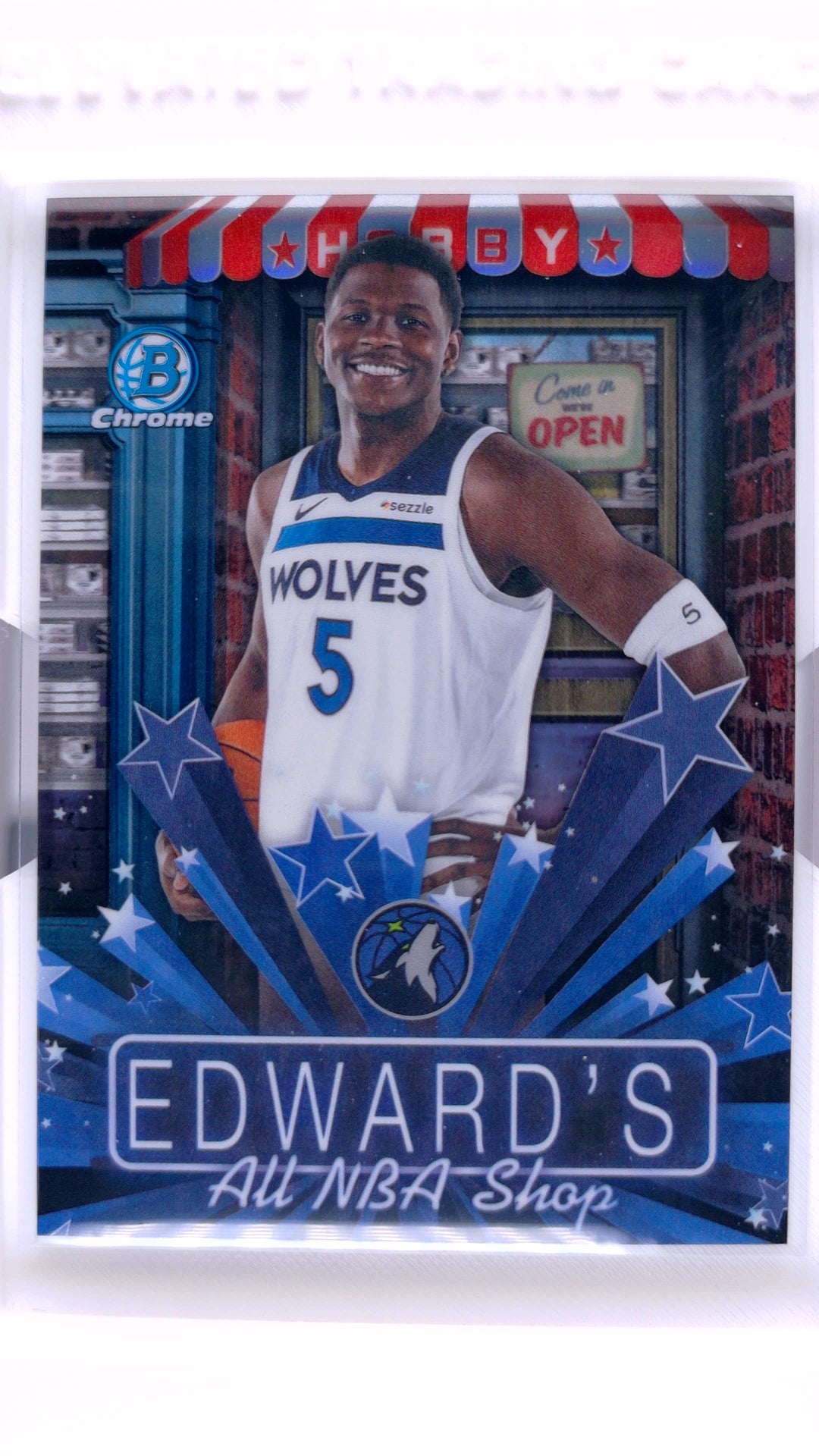 #HS-14 Anthony Edwards Hobby Stars - front