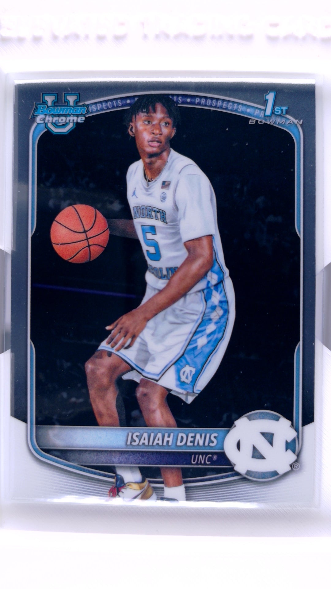 #BCP-49 Isaiah Denis Chrome Prospects - front
