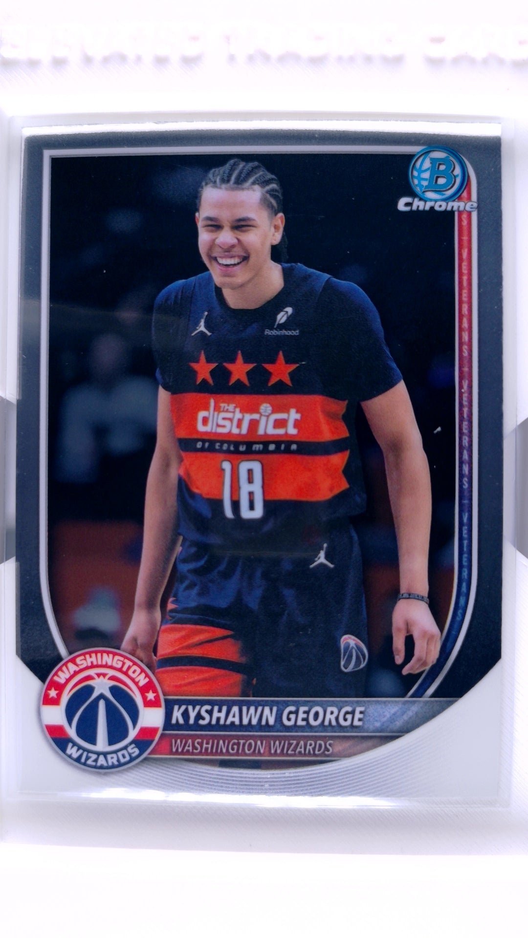 #BCV-177 Kyshawn George Chrome - front
